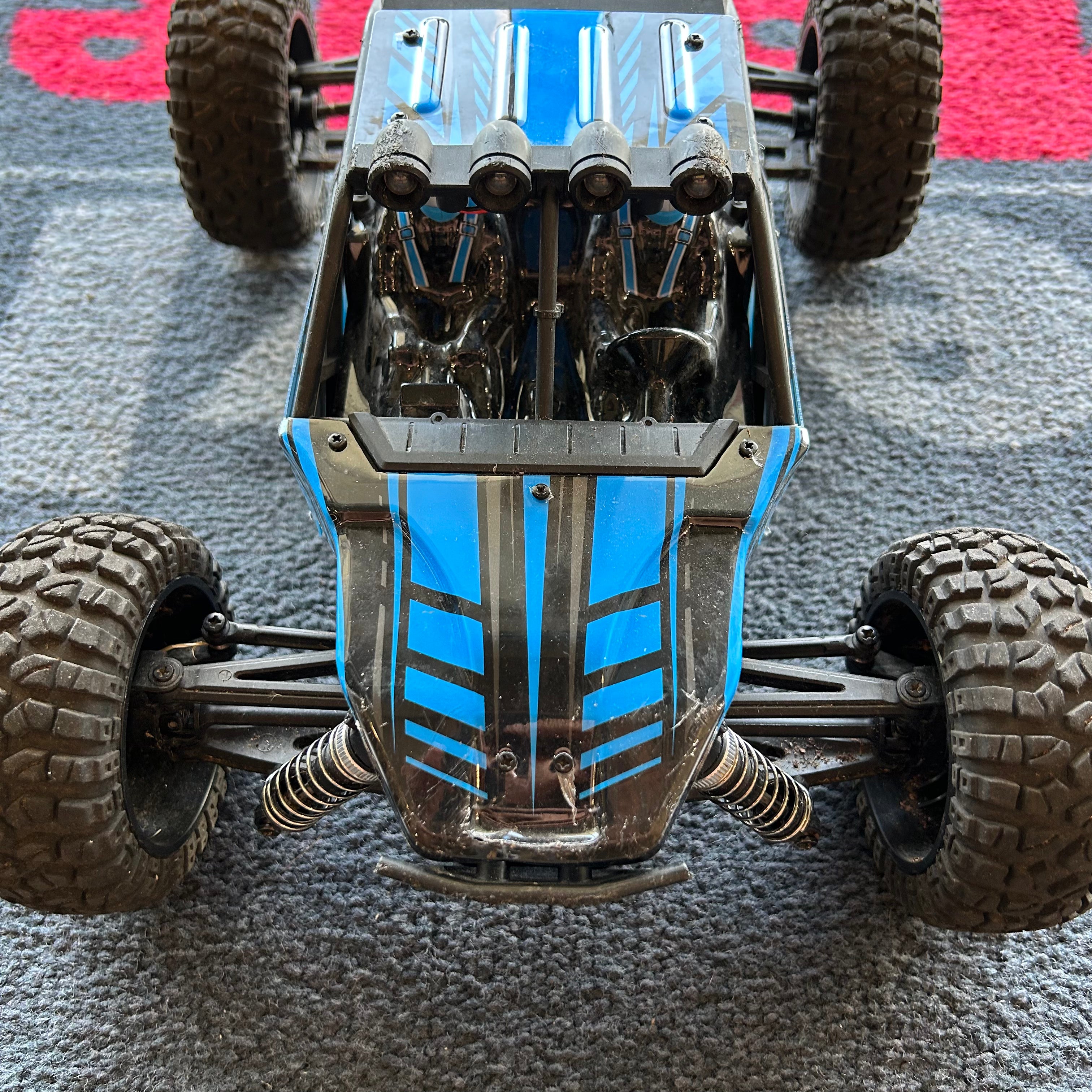 Occasion Buggy RC Blackzon Smyter DB Bleu XL avec leds 540115