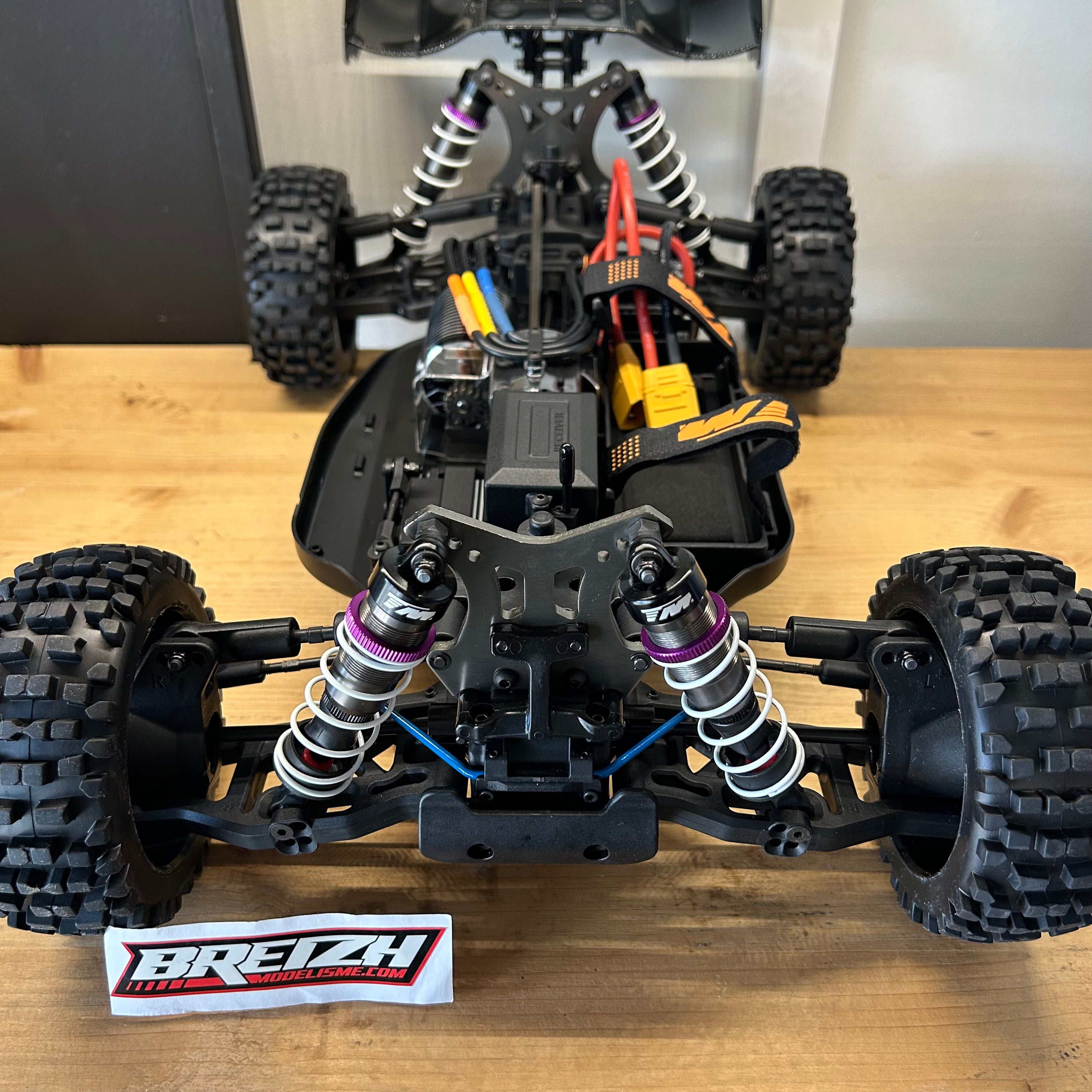 Team Magic B8ER V2 Brushless 1/8 4WD RTR Version 3/4S violet - Breizh Modélisme.