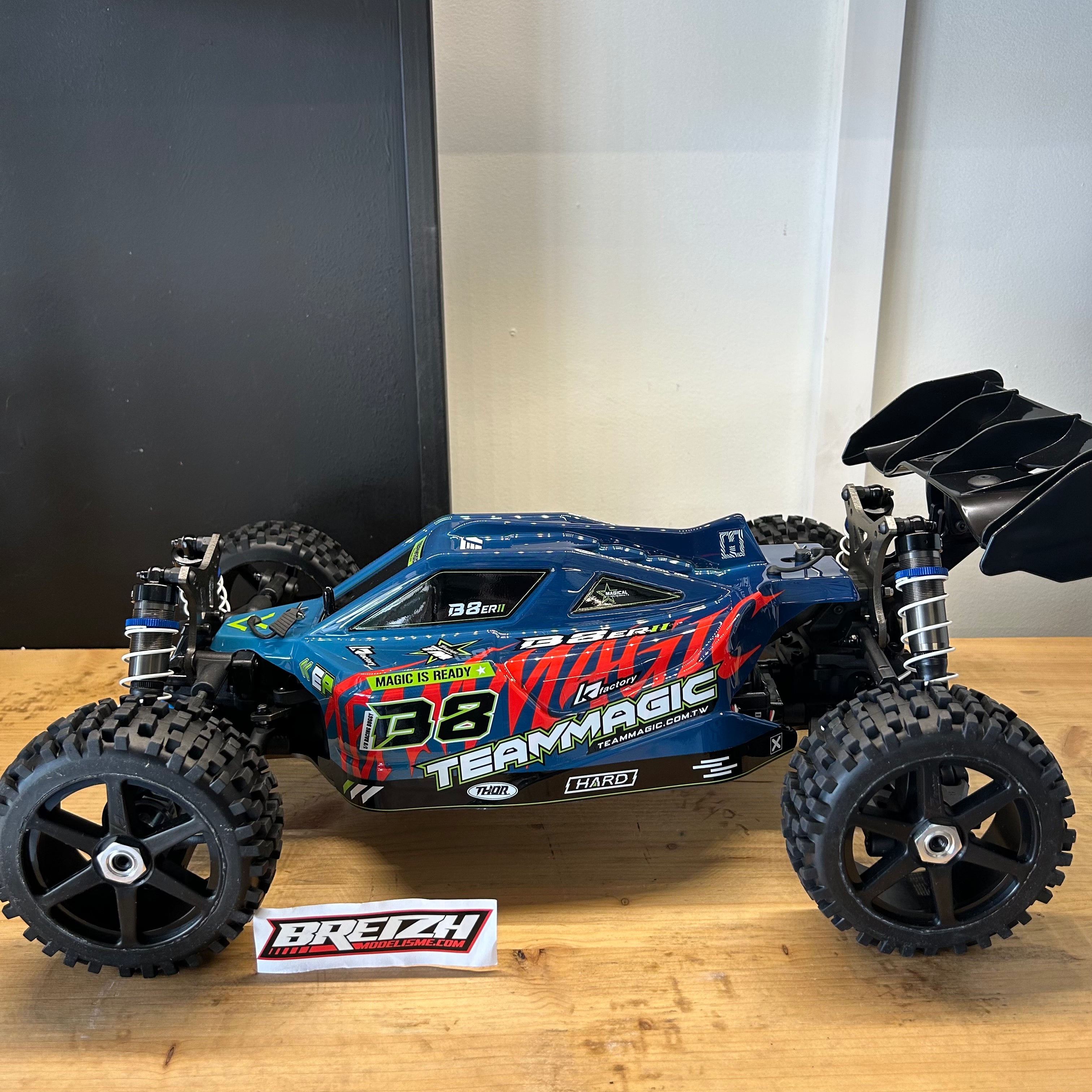 Team Magic B8ER V2 Brushless 1/8 4WD RTR Version 3/4S bleu