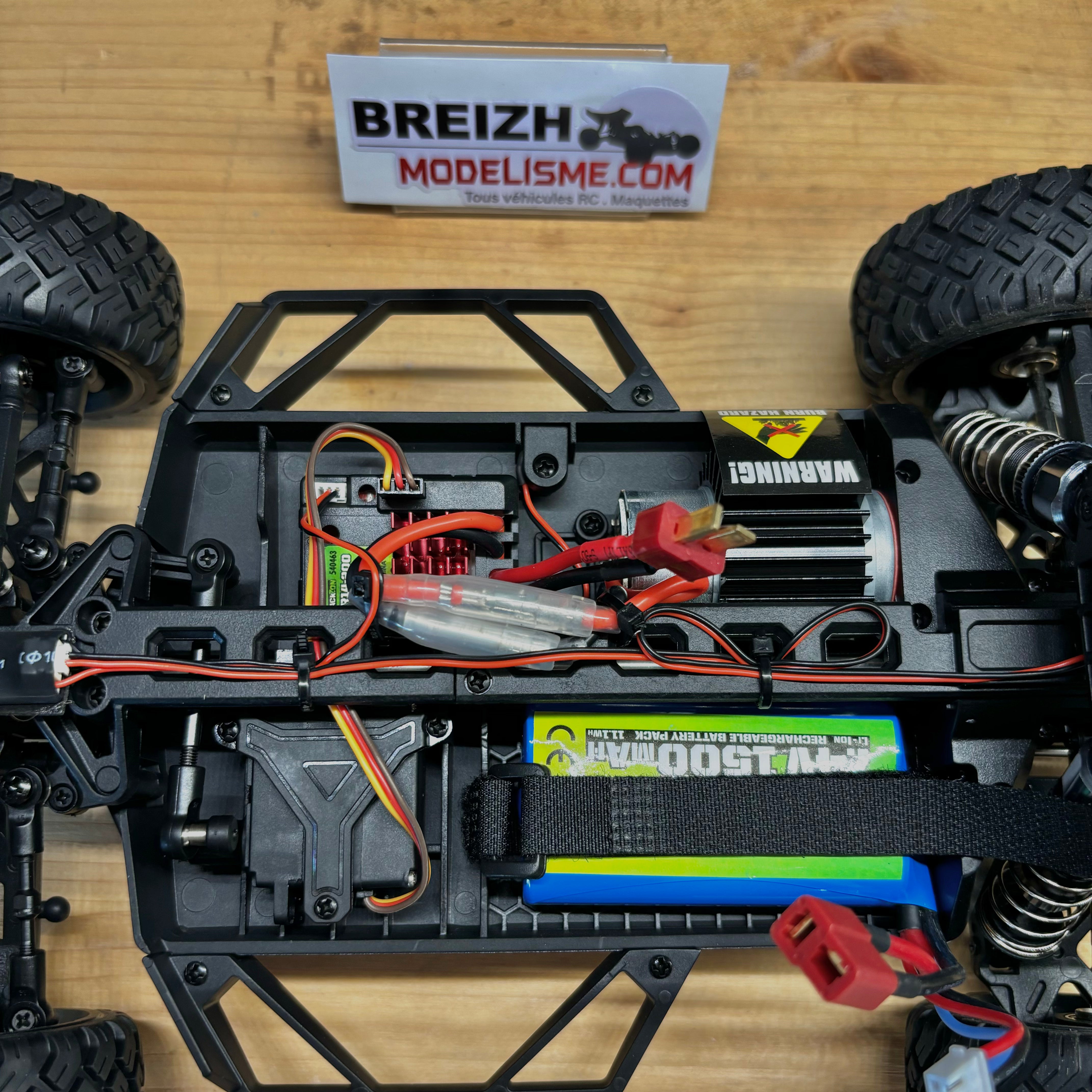 Backzon Vyper 1/16 SC 30km/h 4WD RTR verte
