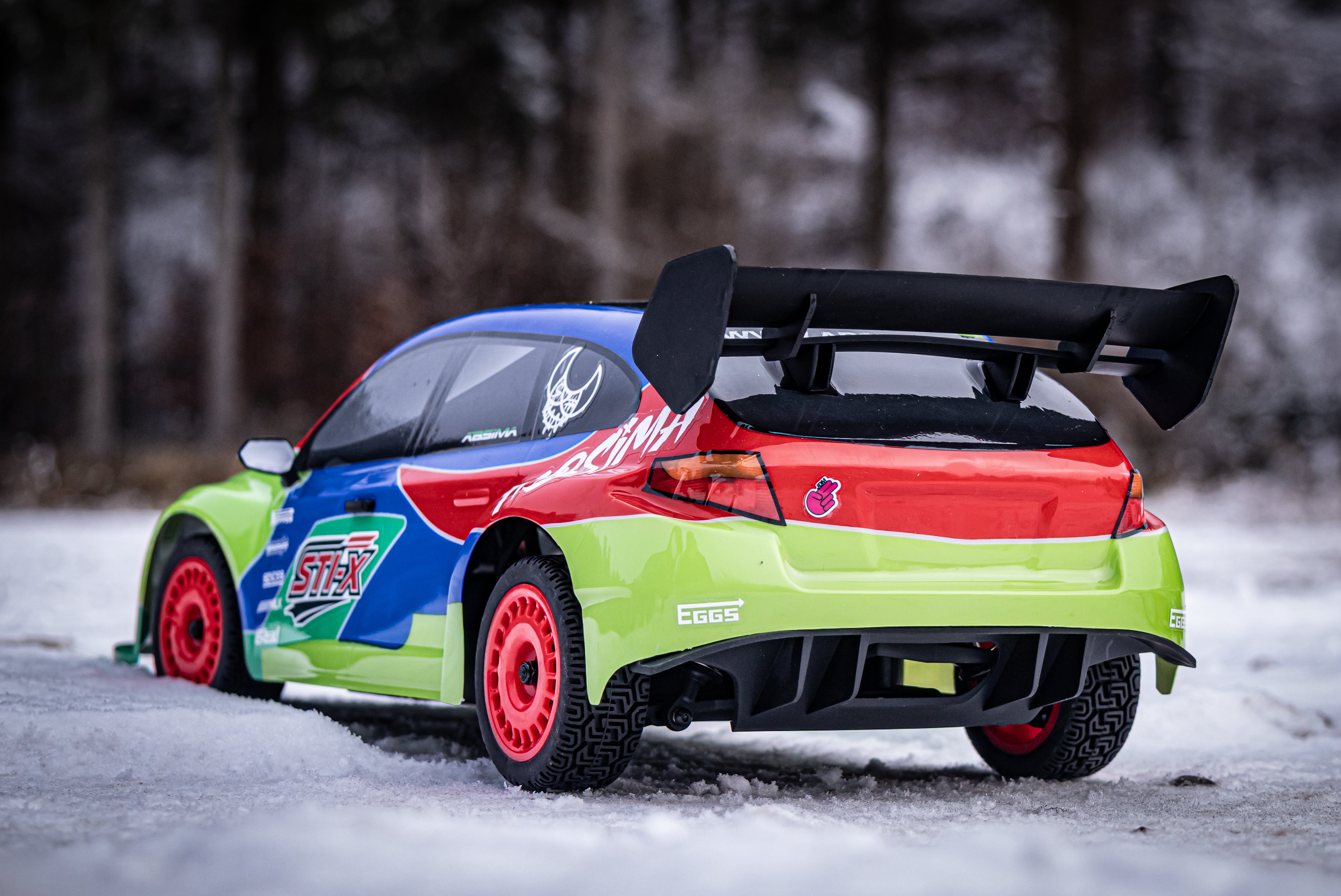 Rallye Absima 1/10 "STi-X" brushless 4WD RTR 12234 version Pack lipo 2S