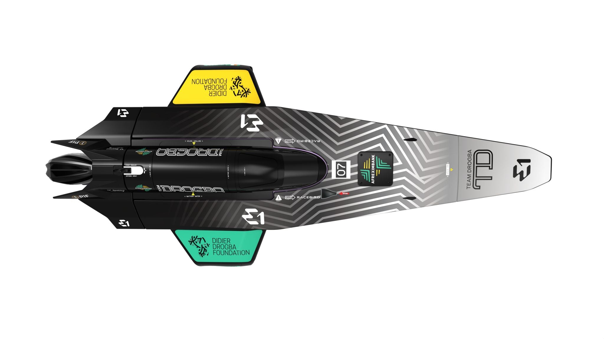 Joysway E1 Racebird 1:14 RTR Hydrofoil 545mm Team Drogba