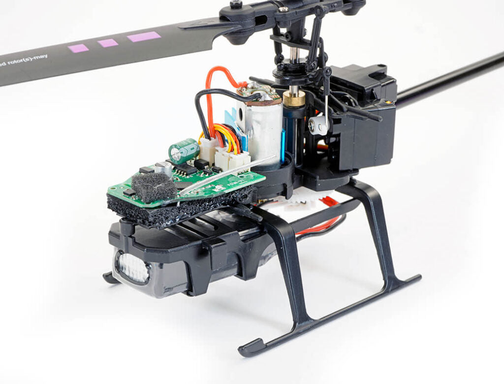 Hélicoptère RC Mono rotor Kootai F03 4 voies Flybarless jaune vert