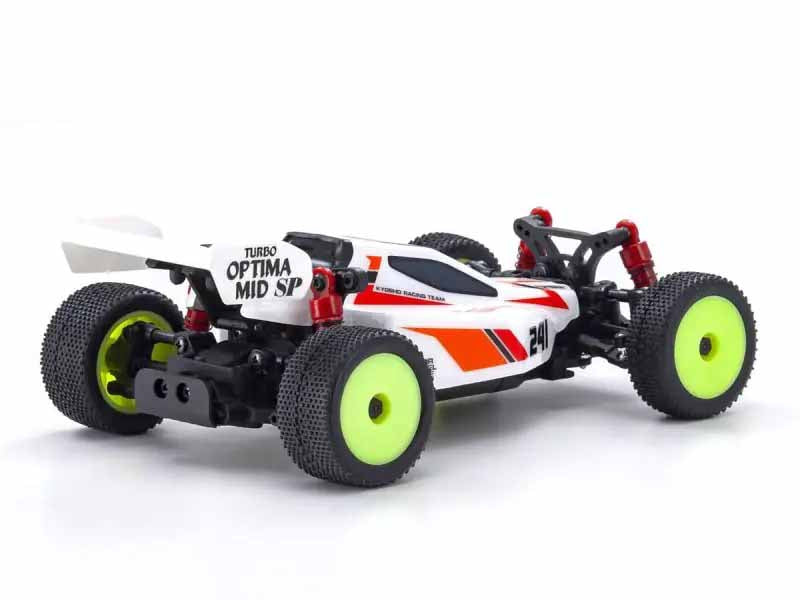 Kyosho Mini-Z MB010 Readyset 4WD Turbo Optima Mid Special blanc