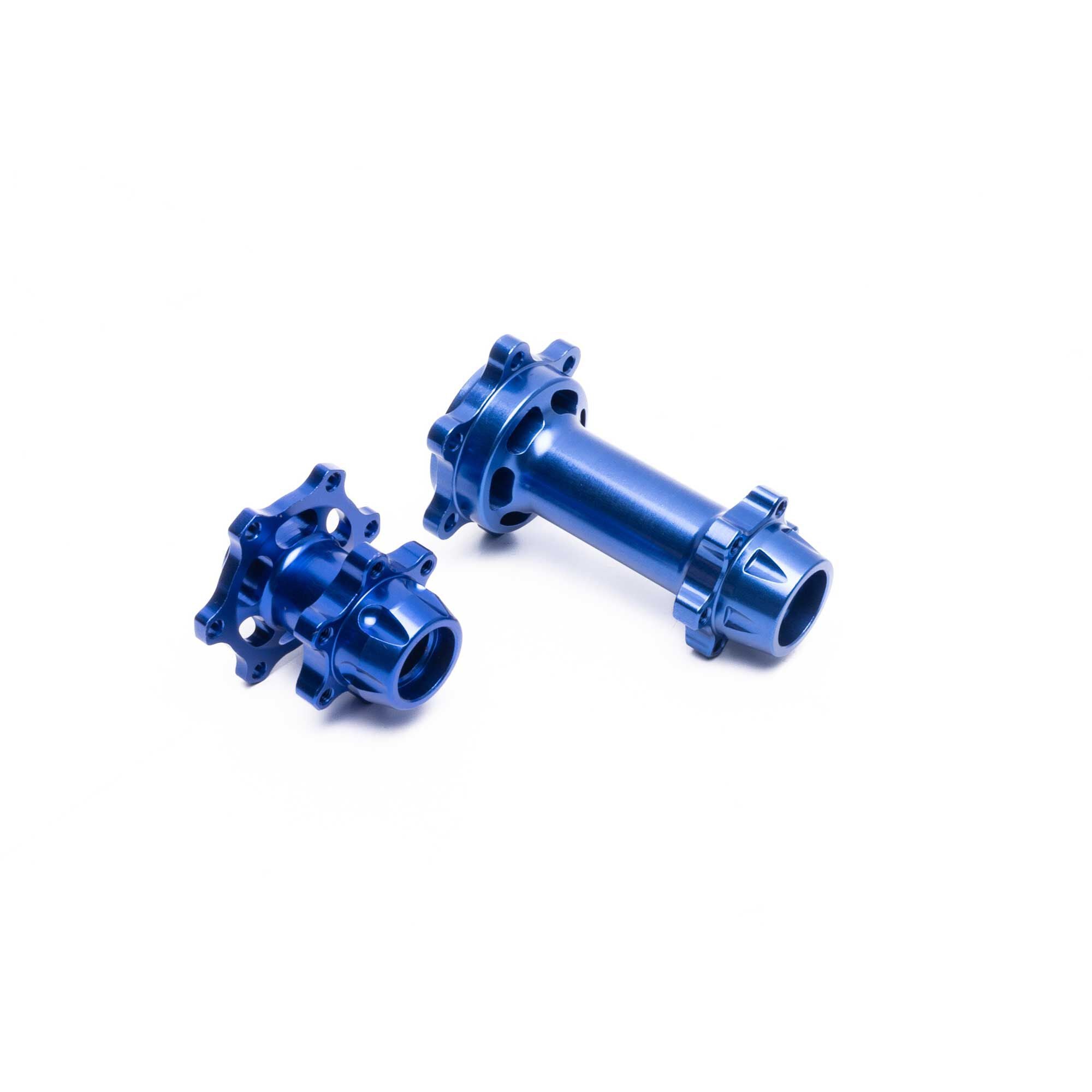 Jeu de moyeux en aluminium bleu Promote-MX - LOS362001