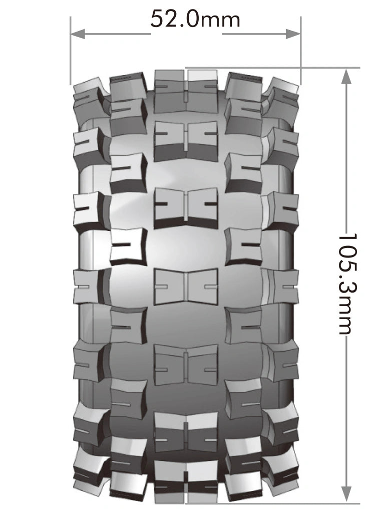 2 Pneus et roues ST-MCROSS Mini Maxx/ XRT - LT3390SM