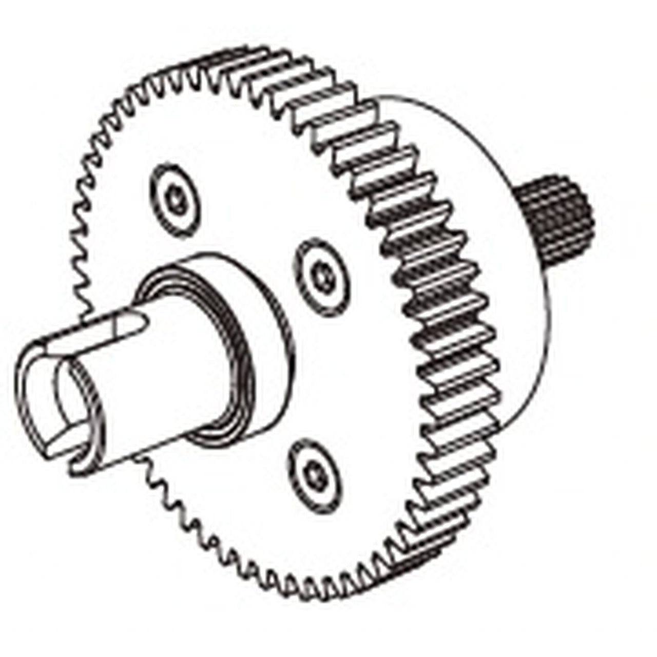 Différentiel central pour MJX - P73420C - Breizh Modélisme.