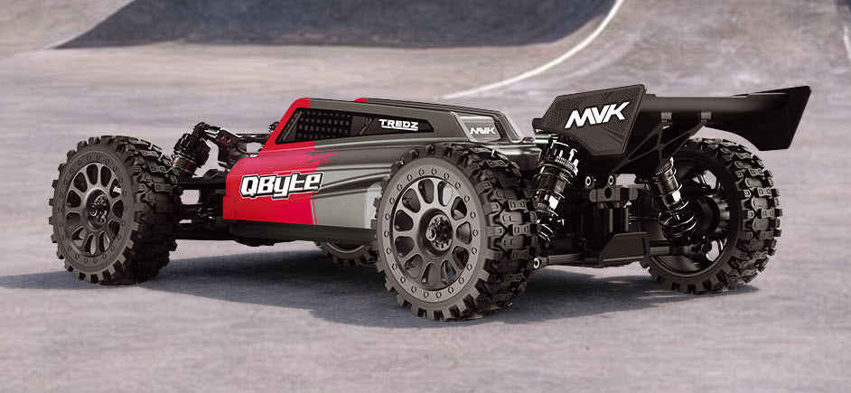 Buggy 2S 38km/h Maverick QByte XB Flux 1/12 Brushless RTR 4WD rouge MV151401