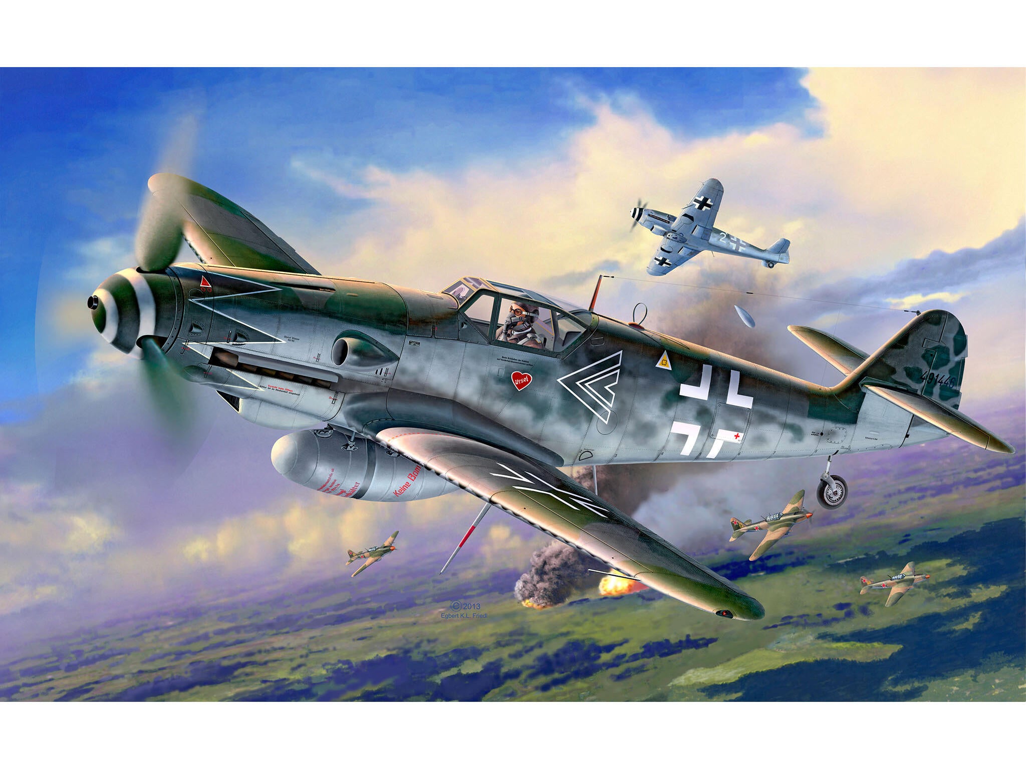 Maquette avion Revell 03752 Messerschmitt Bf109G-10 Erla