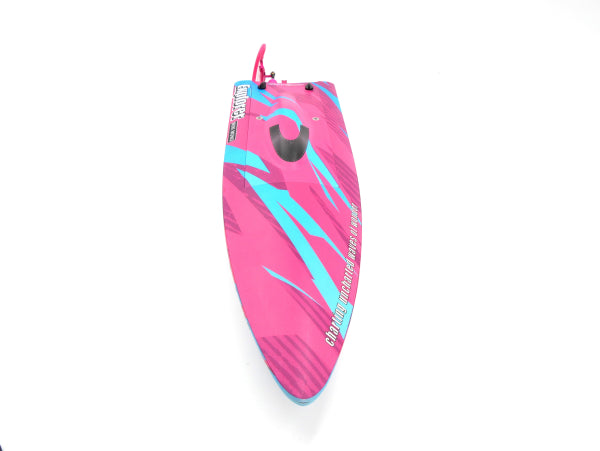 Bateau radiocommandé TFL Hobby 1158 Brushless Explorer Mono RTR - rose - Breizh Modélisme.