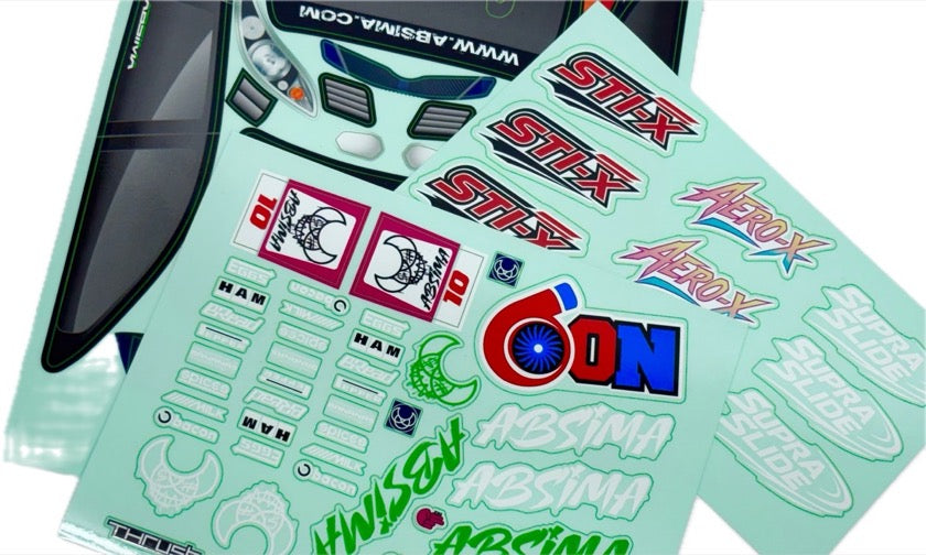 Rallye Absima 1/10 "STi-X" charbon 4WD RTR 12233 version Pack