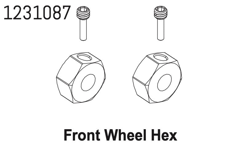 Hexagone de roues avant CR4.4 (2) - 1231087