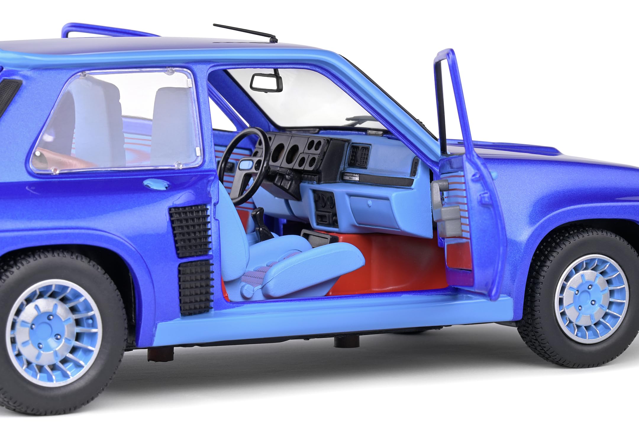 Solido S1801308 Voiture miniature collection 1/18 Renault 5 Turbo – Bleu – 1981