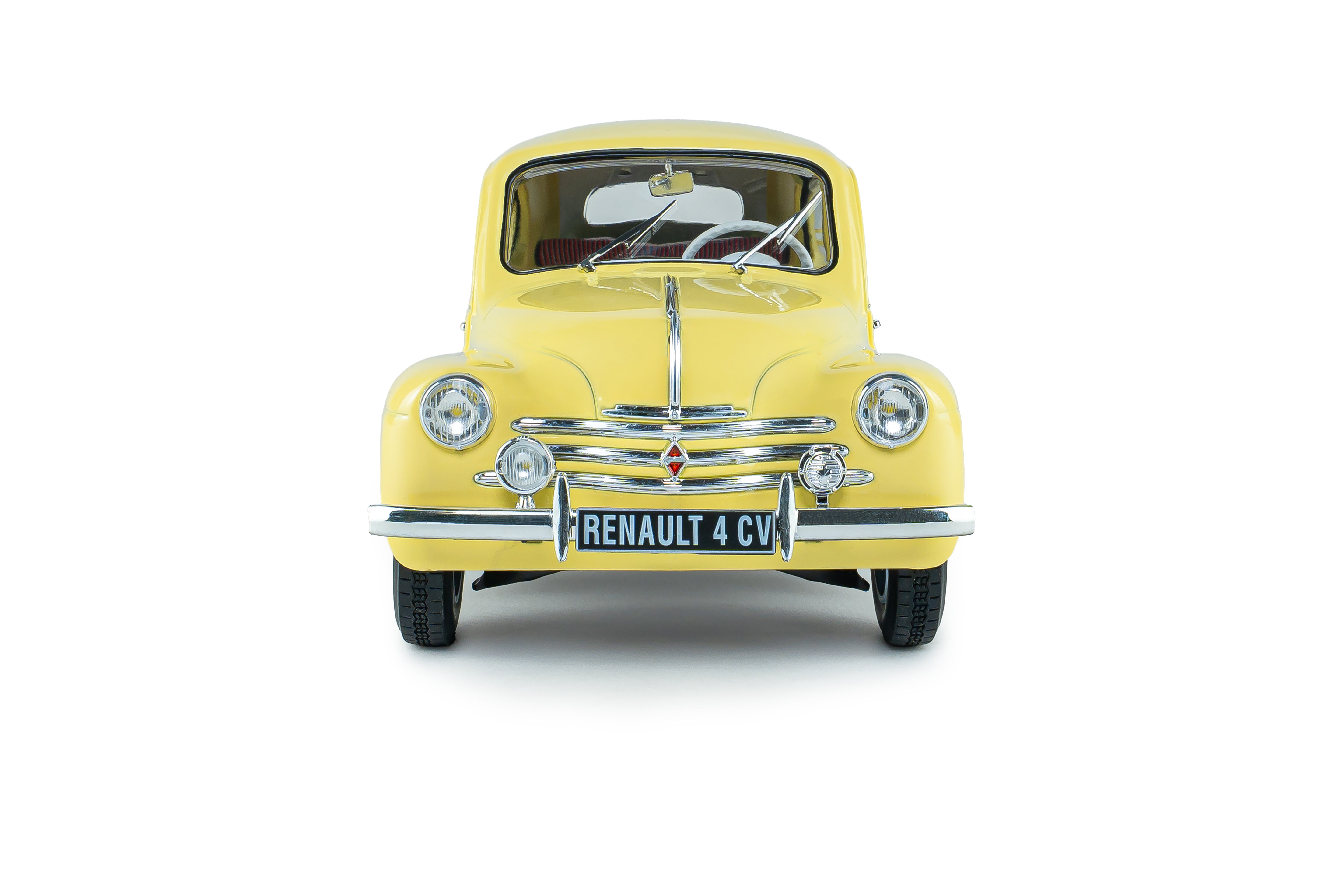 Solido S1806607 Voiture miniature collection 1/18 Renault 4CV Beige (Jaune Infante) 162 1961
