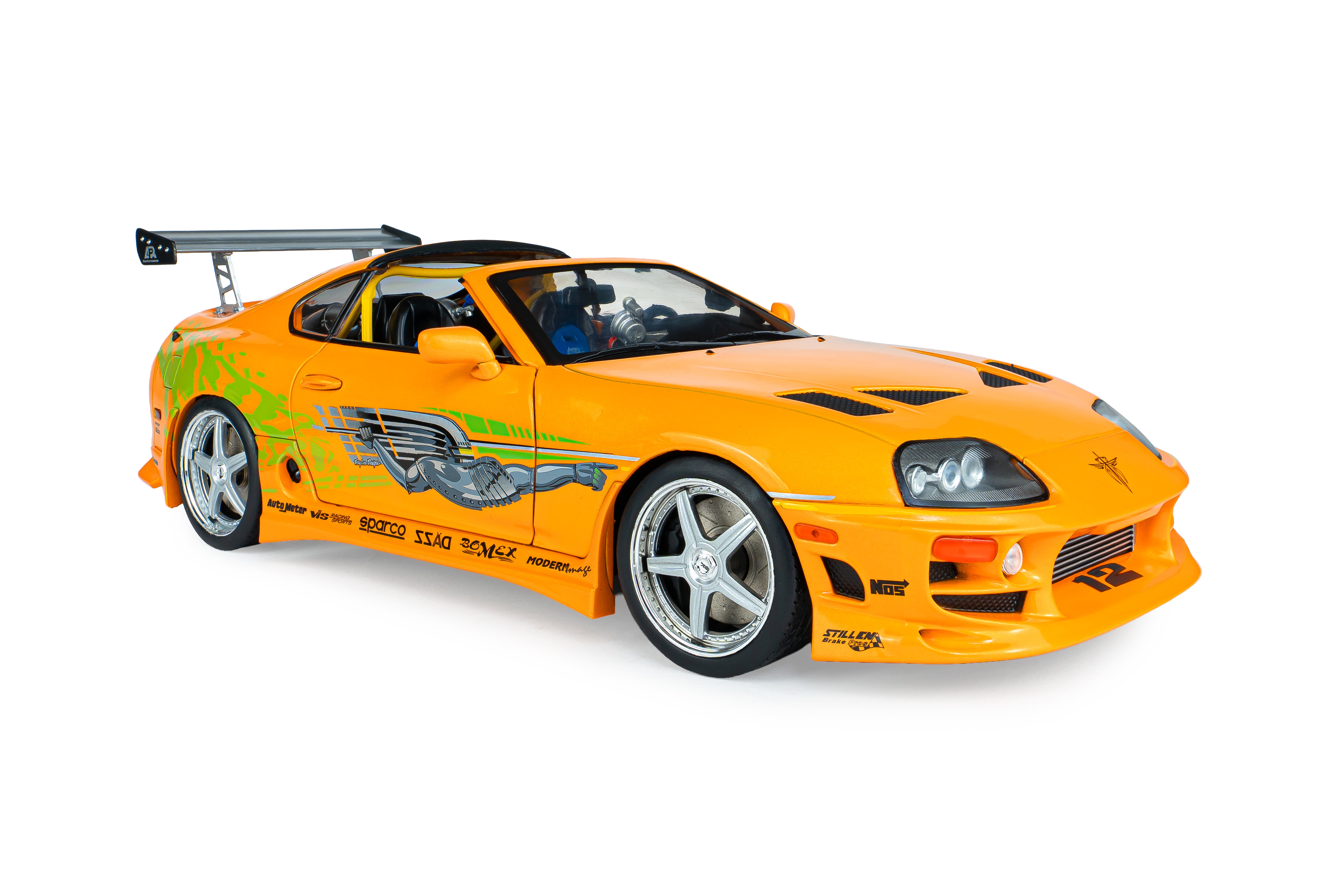 Solido S1807609A Voiture miniature collection 1/18 Toyota Supra Mk4 (A80) Fast and Furious 1 - Breizh Modélisme.