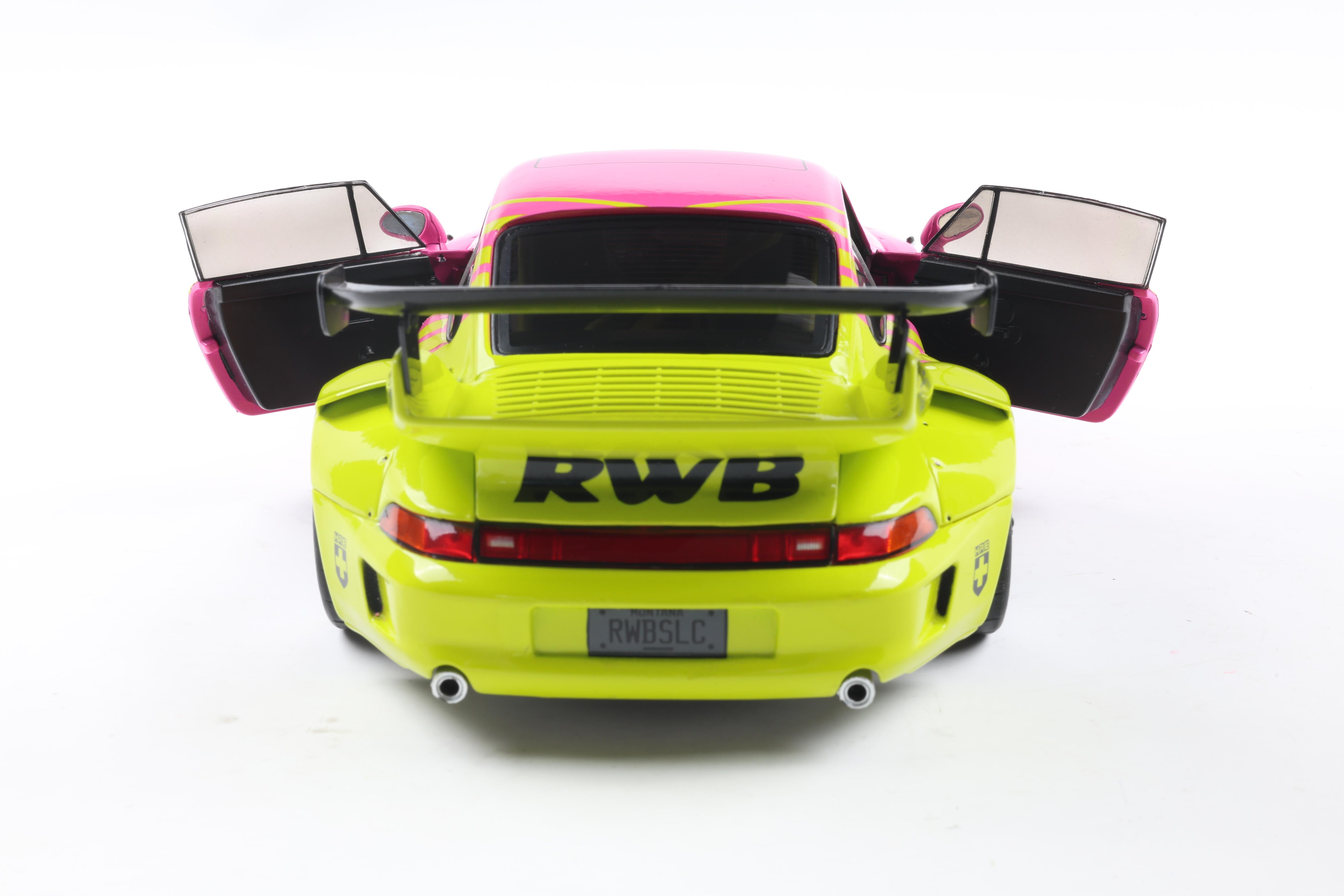 Solido S1808510 Voiture miniature collection 1/18 Porsche 911 RWB BodyKit 2024 Pink