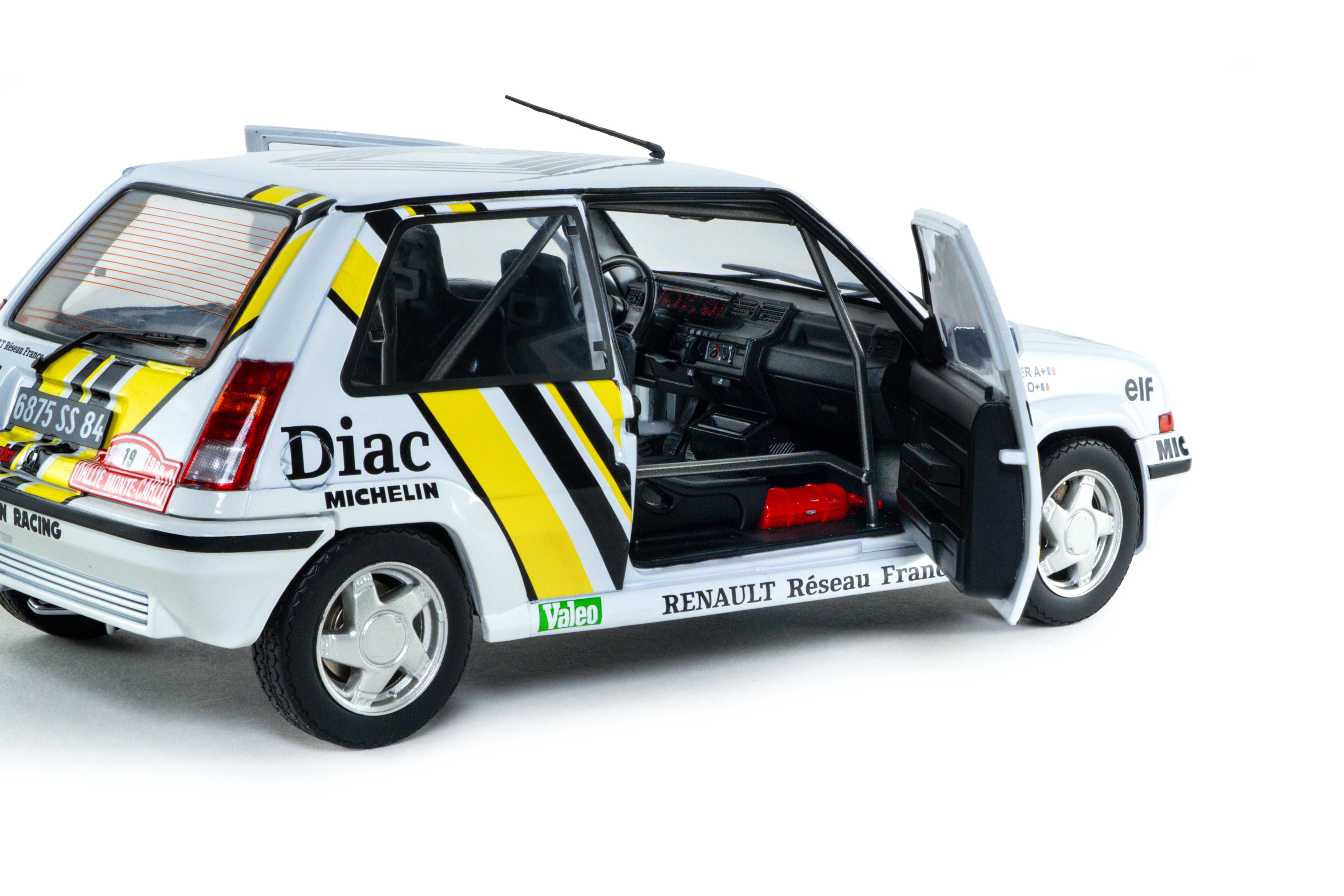 Solido S1810006 miniature collection 1/18 Renault 5 GT Turbo MK2 Rallye Monte Carlo 1989 #19 A.Oreille/G.Thimonier - Breizh Modélisme.