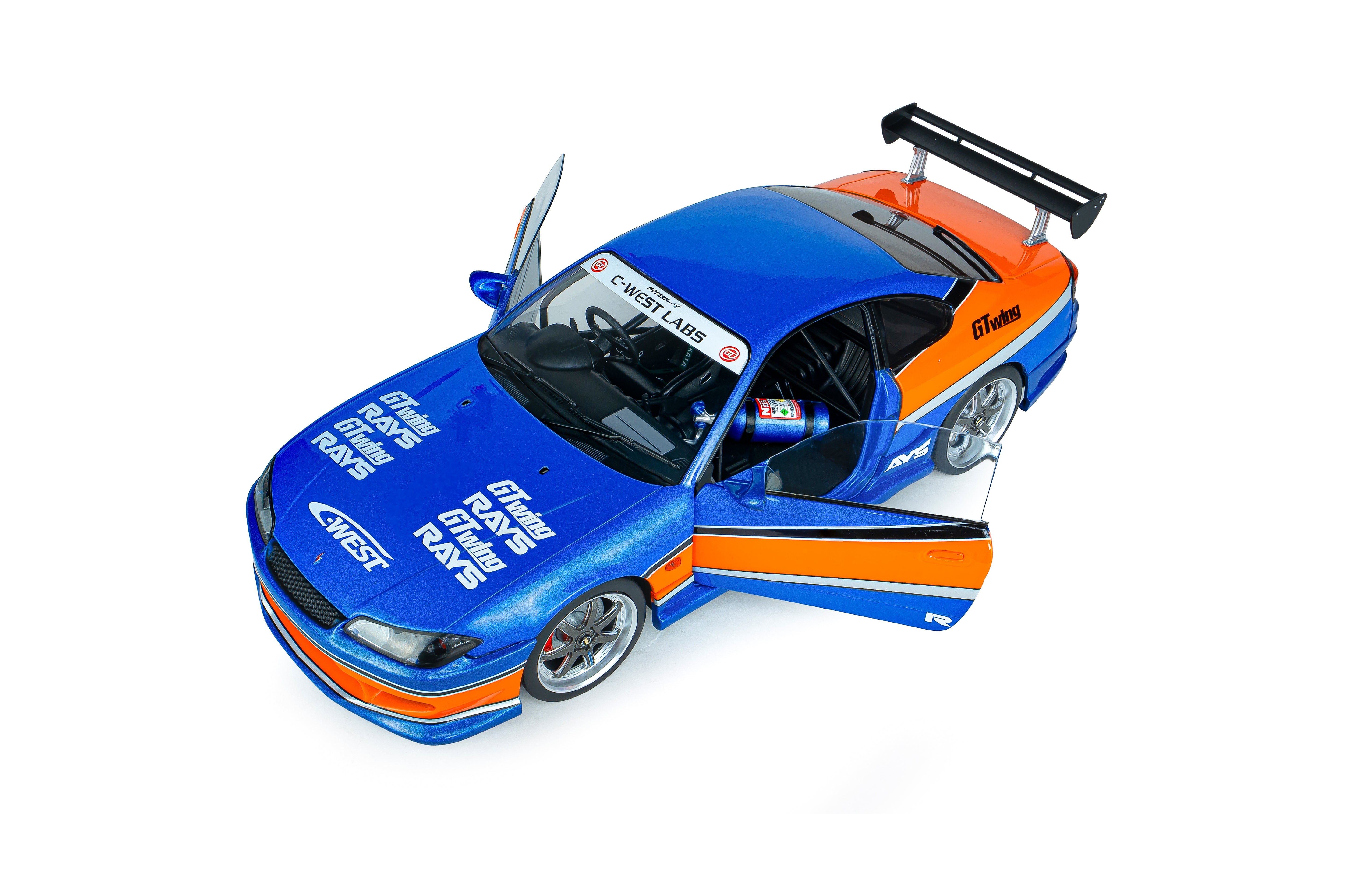 Solido S1812205A Voiture miniature collection 1/18 Nissan Silvia (S15) Spec-S Tokyo Drift - Breizh Modélisme.