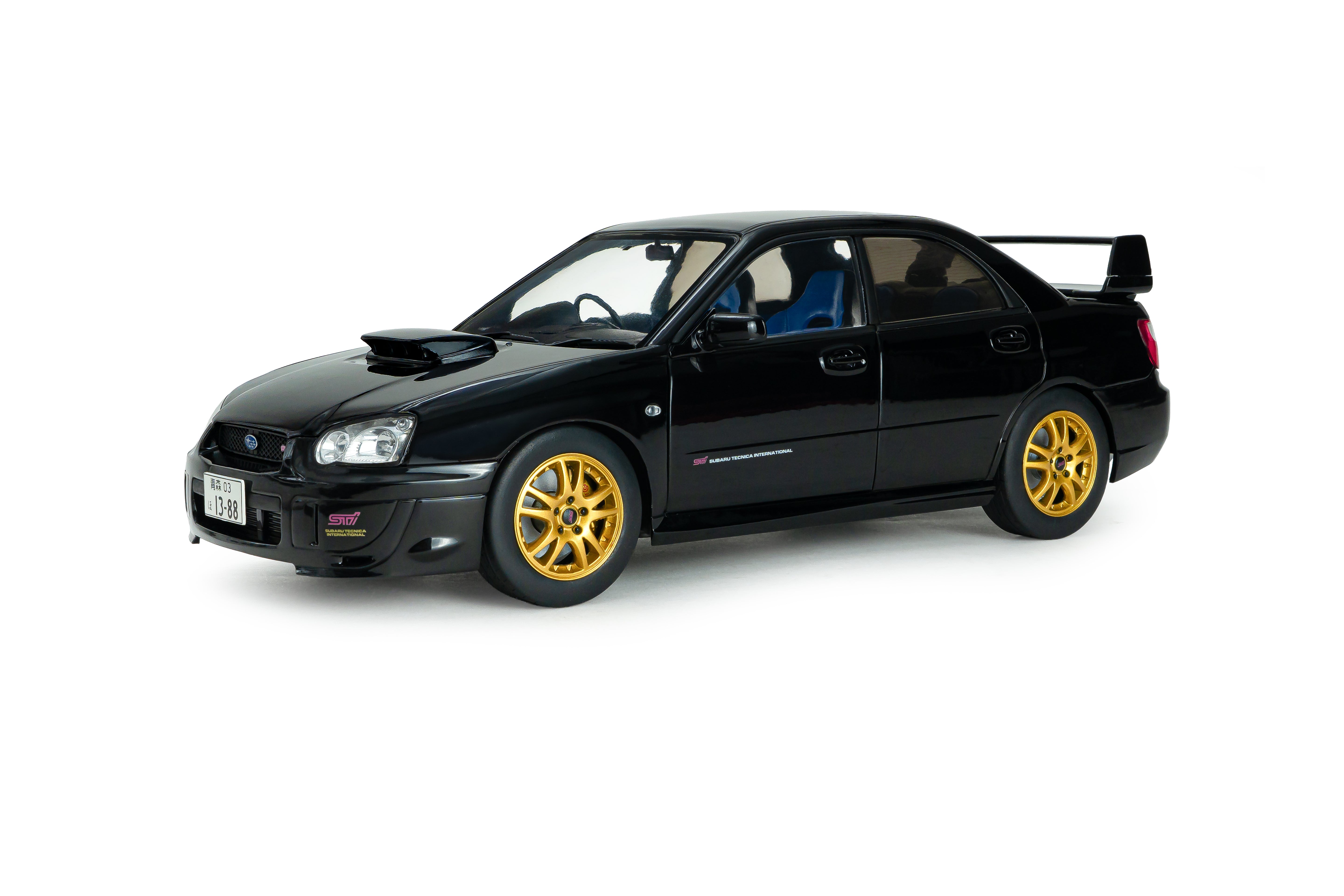 Solido S1812305 miniature collection 1/18 Subaru Impreza WRX STI Java Black Pearl