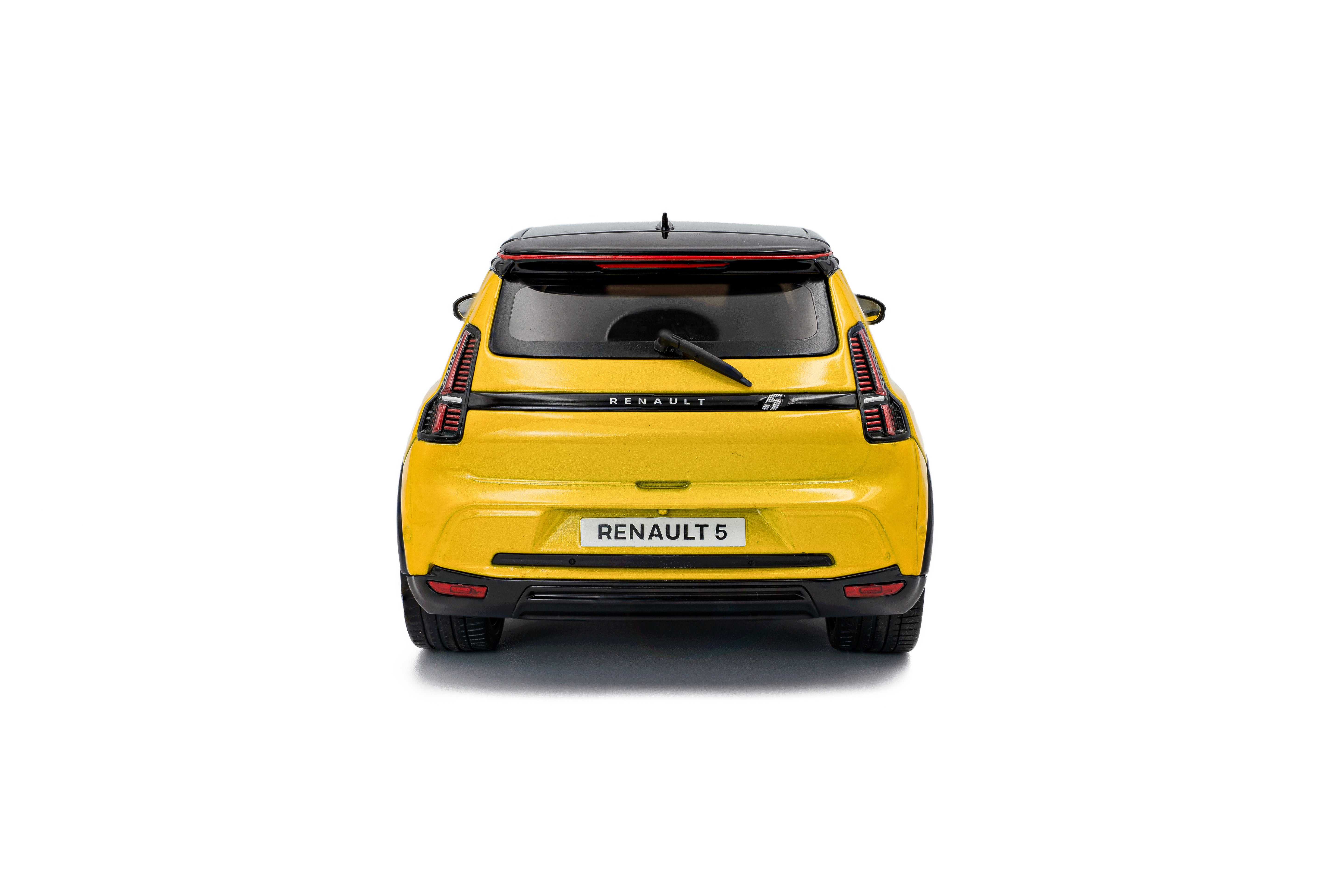 Solido S1812602 Voiture miniature collection 1/18 Renault 5 E-Tech – Jaune POP – 2024