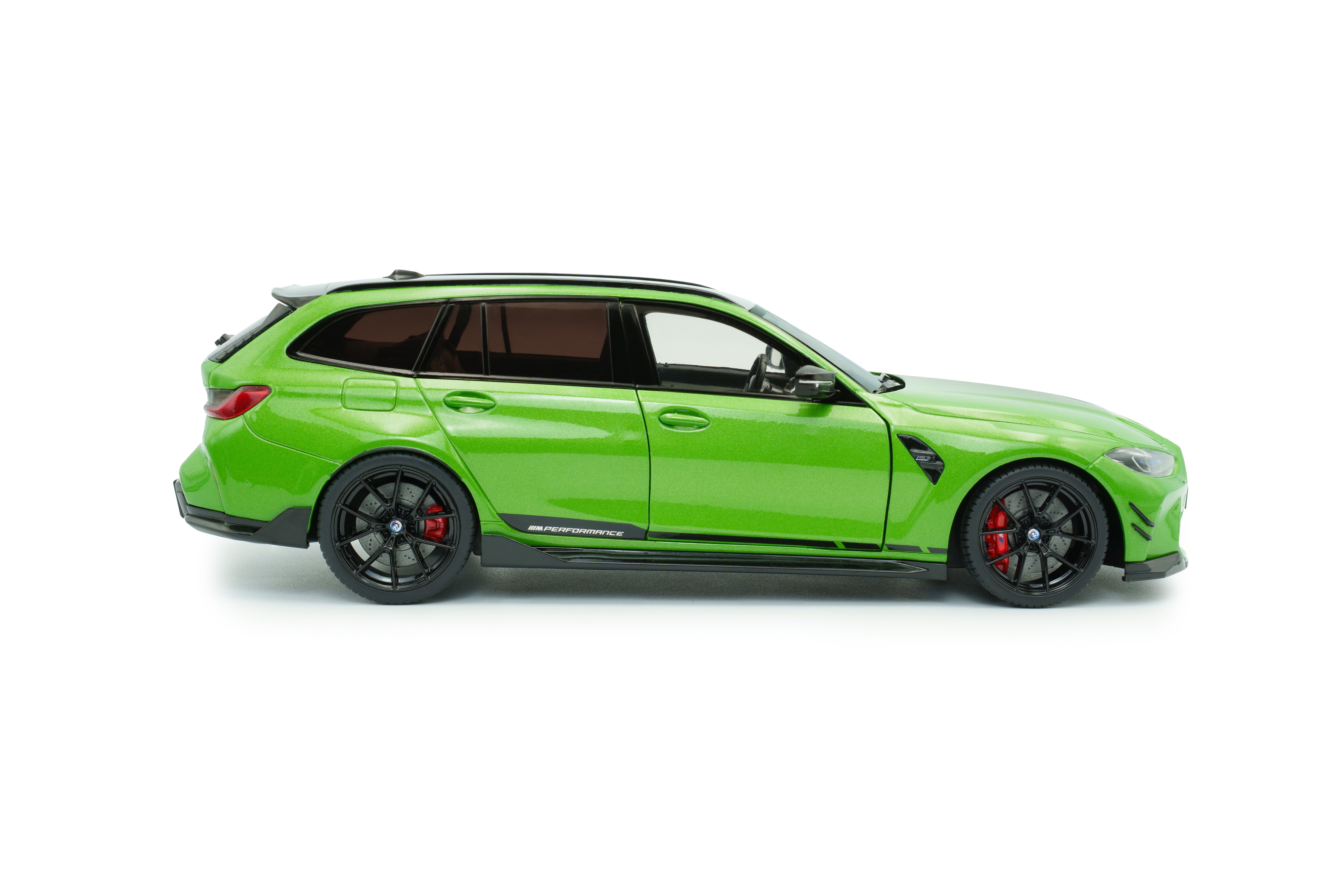 Solido S1813703 Voiture miniature collection 1/18 BMW Touring performance parts – Green Metallic – 2024