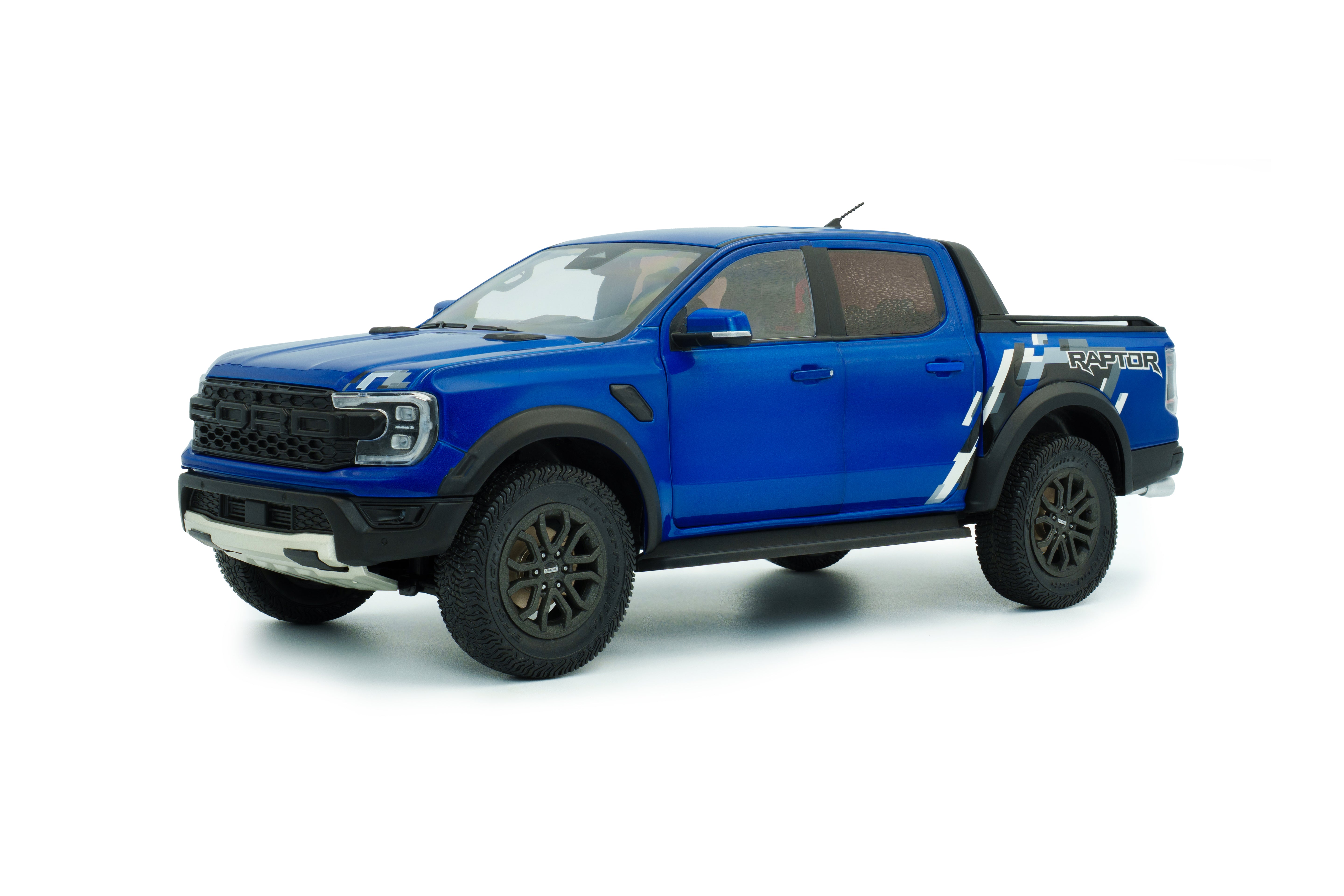 Solido S1813902 Voiture miniature collection 1/18 Ford Ranger Raptor – bleu Raptor – 2024