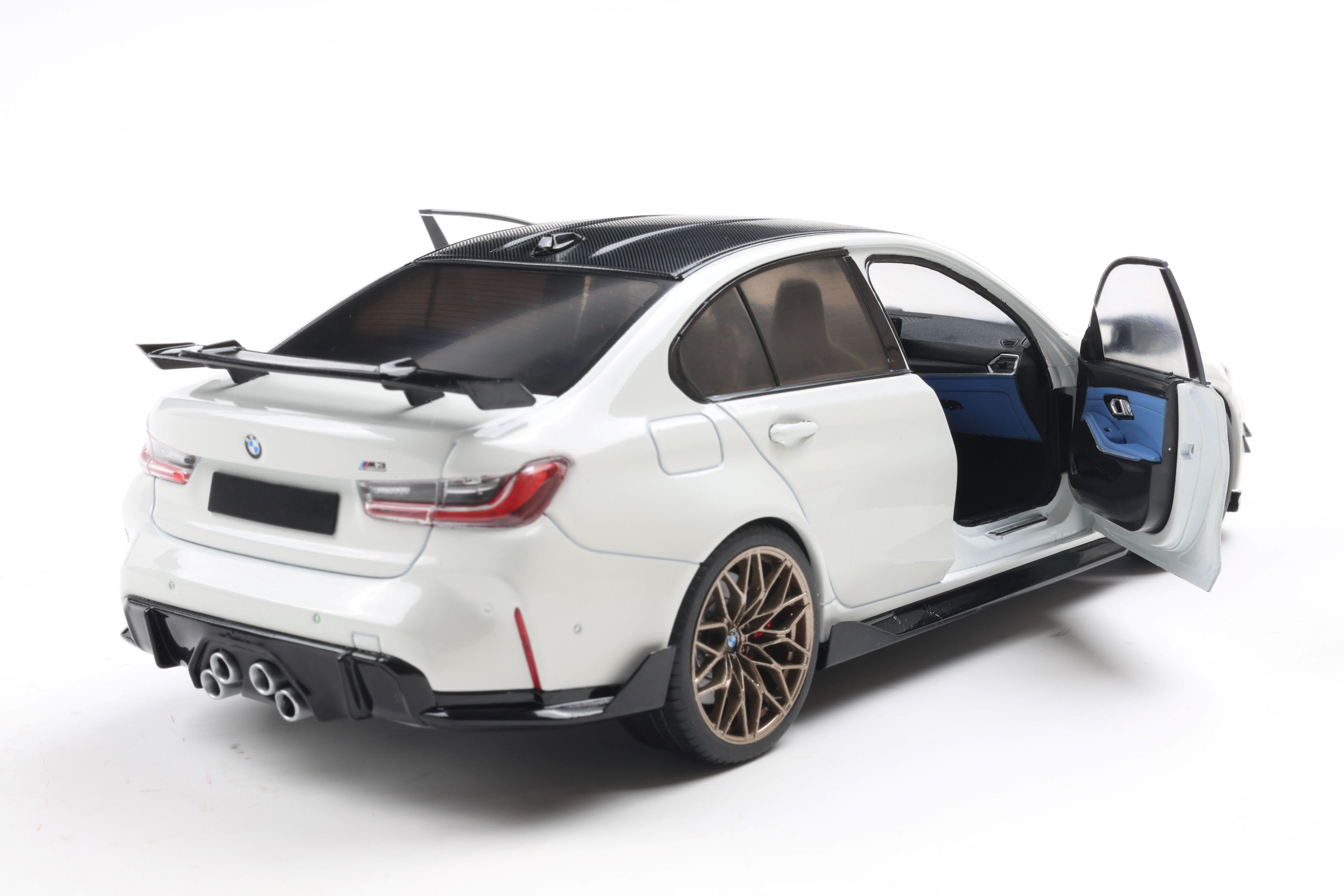 Solido S1814301 Voiture miniature collection 1/18 BMW M3 Performance parts – Alpineweiss uni – 2024