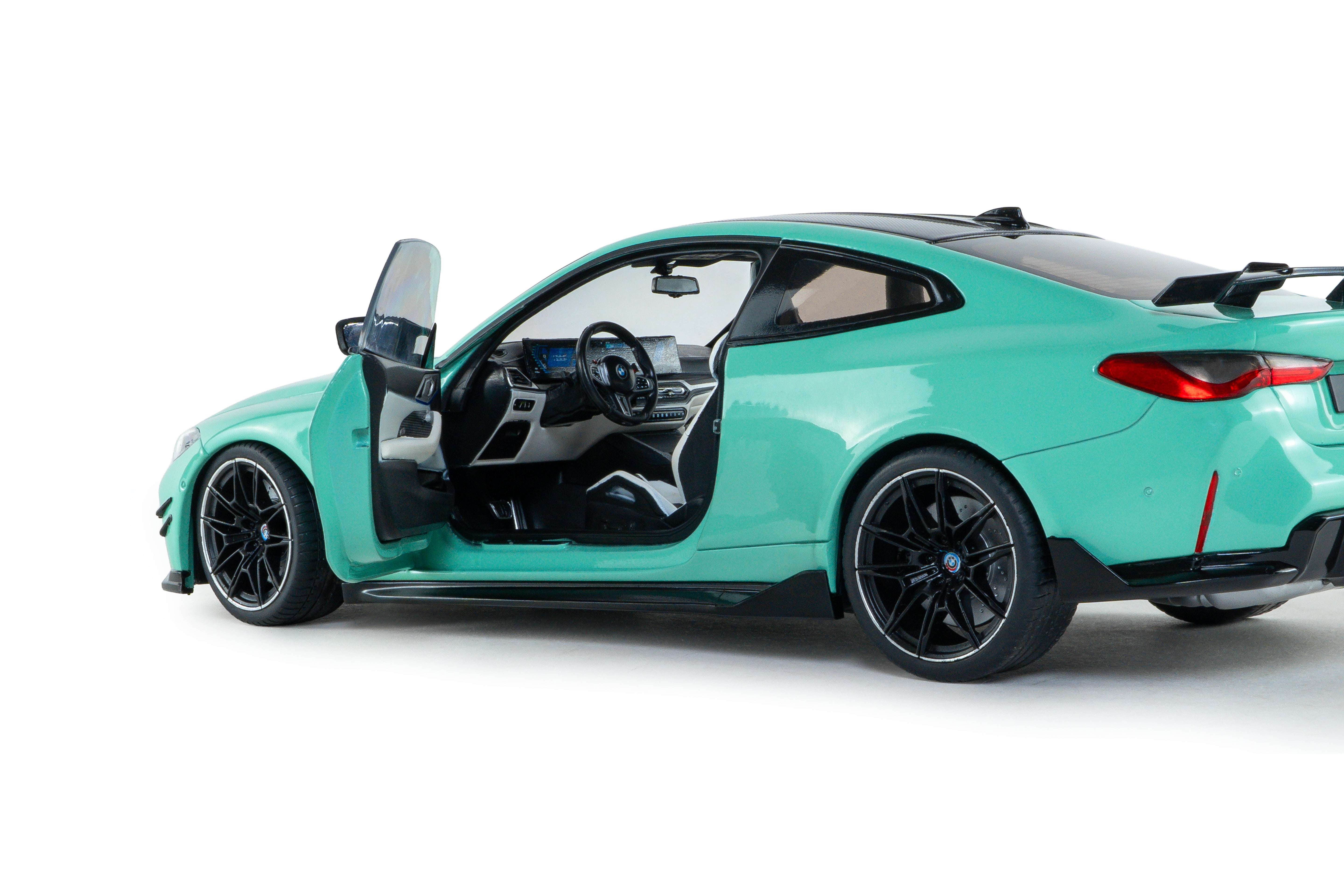 Solido S1814501 miniature collection 1/18 BMW M4 Performance turquoise - Breizh Modélisme.