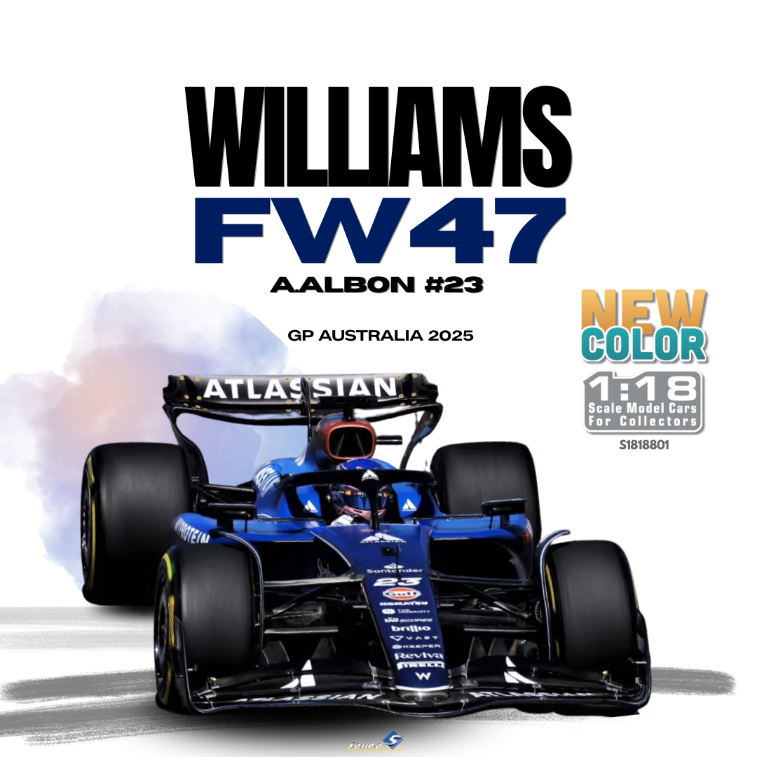 Solido S1818801 Voiture miniature collection 1/18 Williams FW47 No 23 Albon Australie 2025