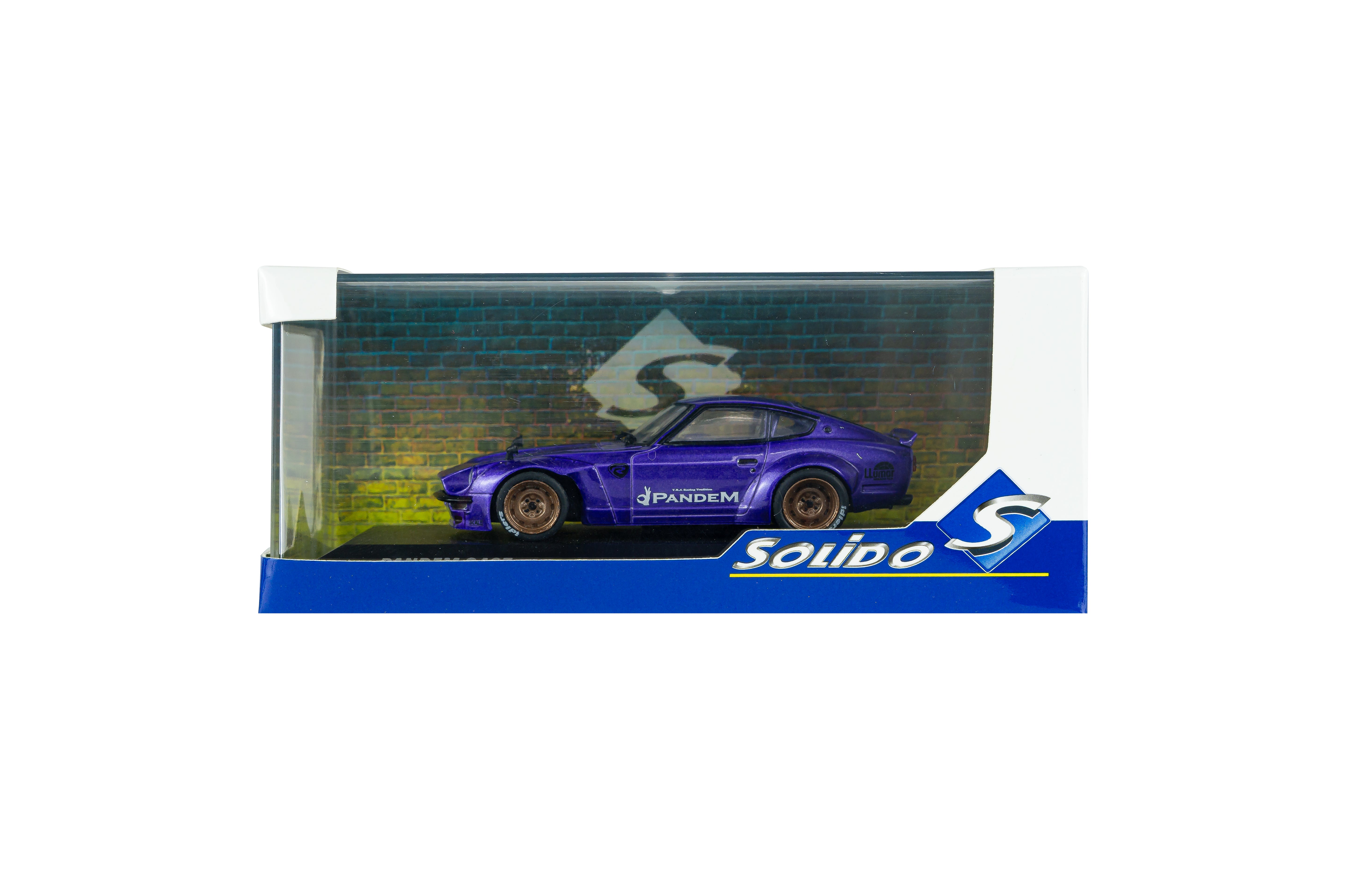 Voiture miniature 1/43 Pandem 240z violet métallisé 1973 Solido S4316303