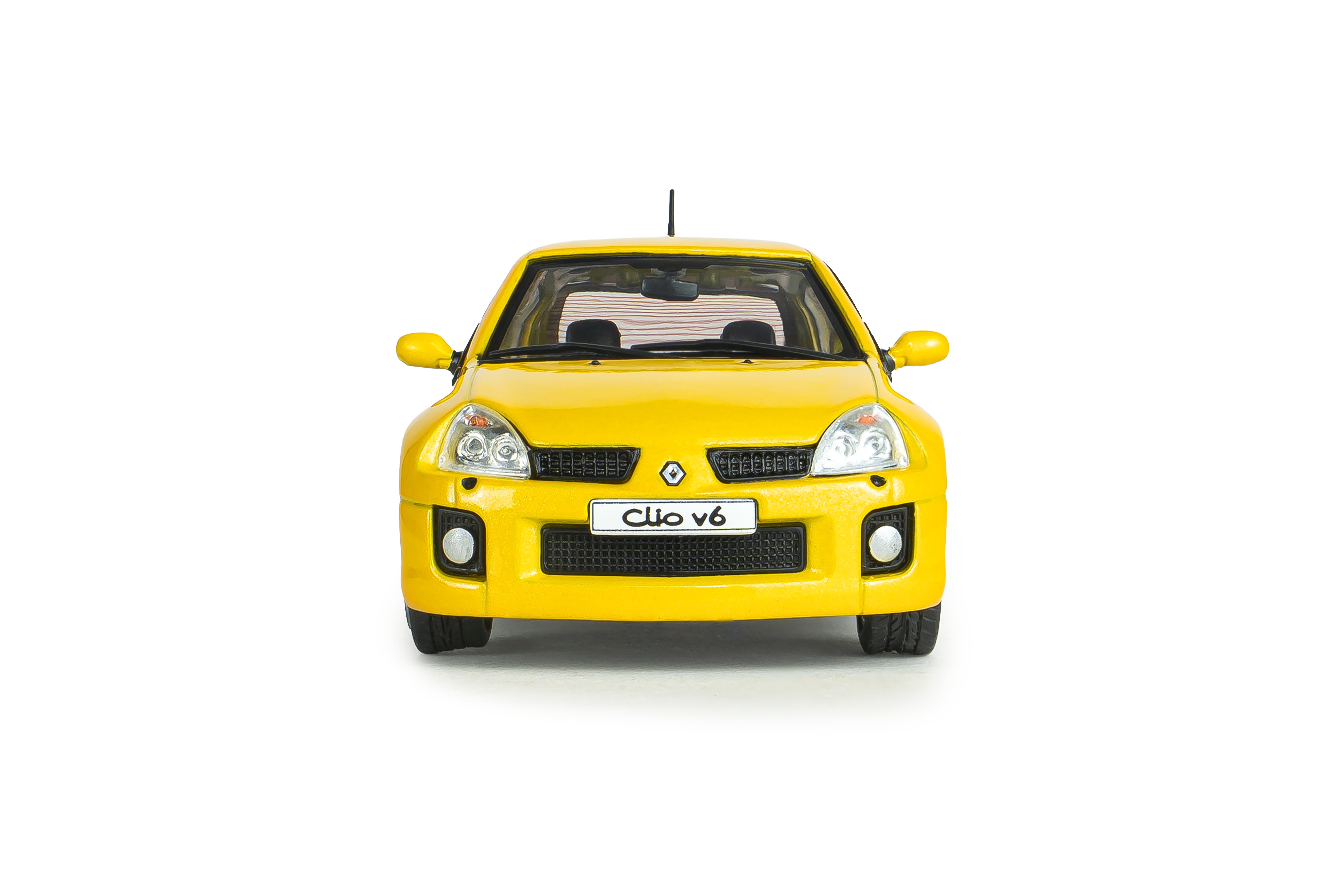 Voiture miniature 1/43 Renault Clio V6 Ph 2 2003 Jaune Sirius Solido S4318102