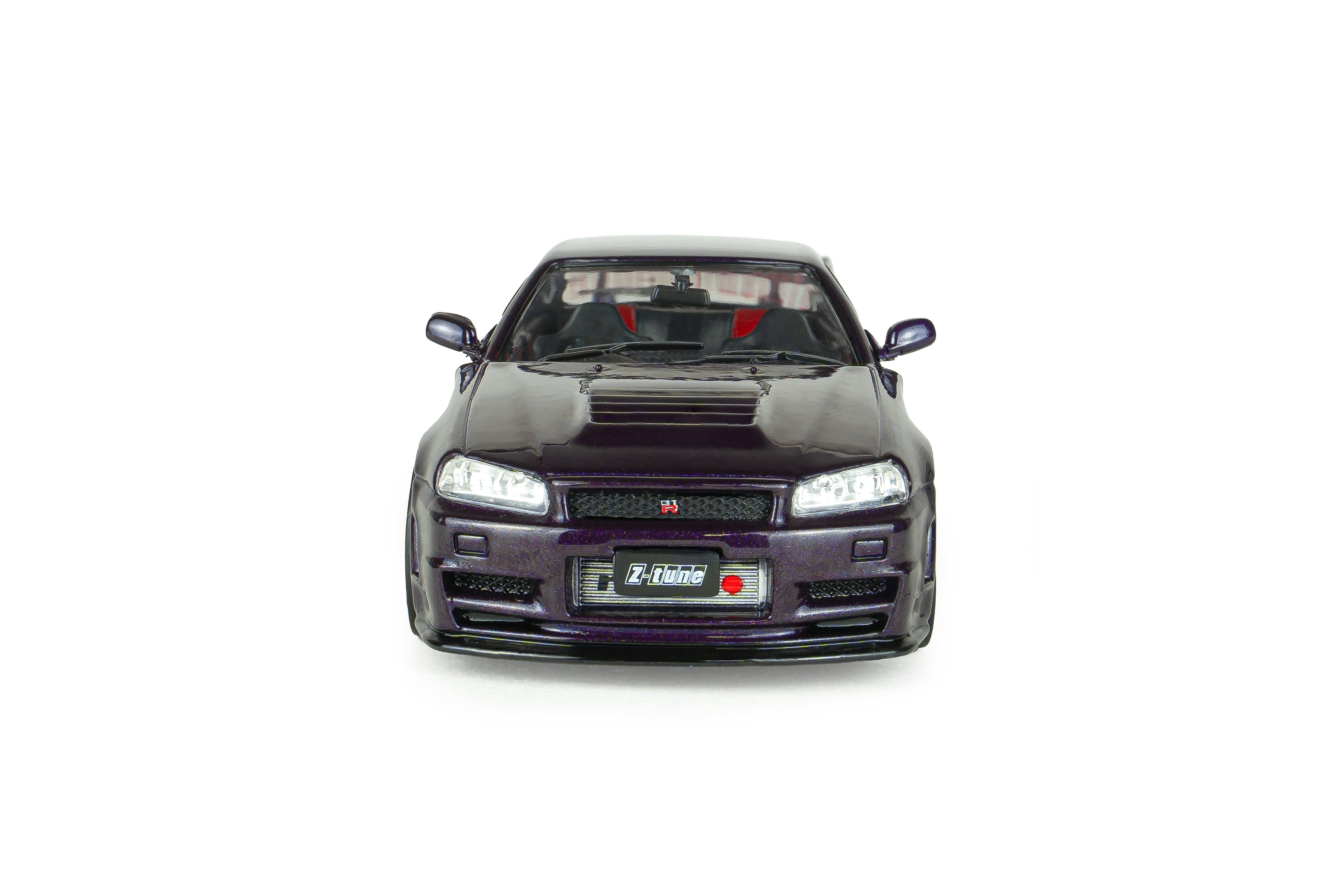 Voiture miniature 1/43 Nissan Skyline GT-R (R34) Z Tune 1999 Midnight Purple Solido S4318201