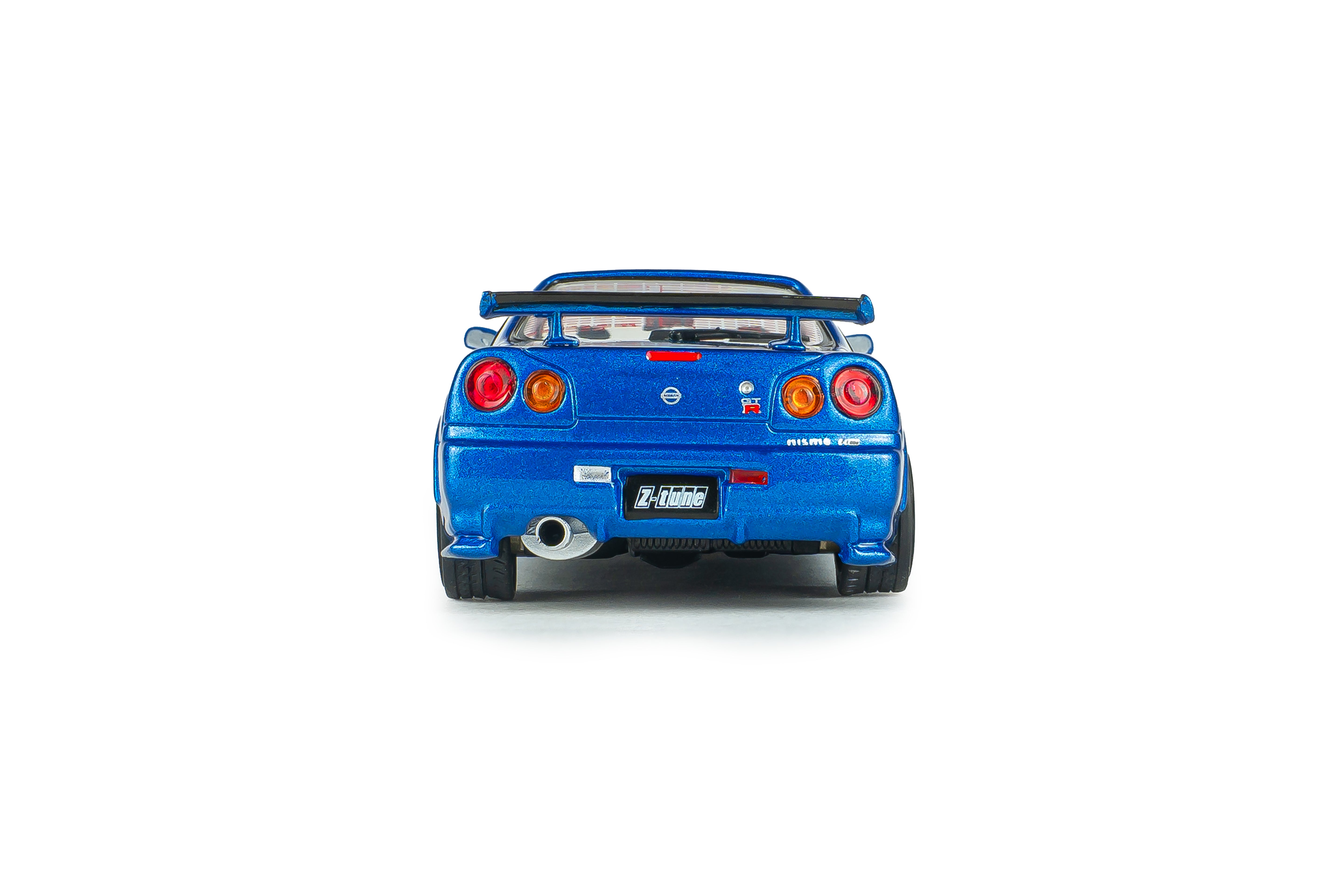 Voiture miniature 1/43 Nissan Skyline GT-R (R34) Z Tune 1998 Bayside Blue Solido S4318202