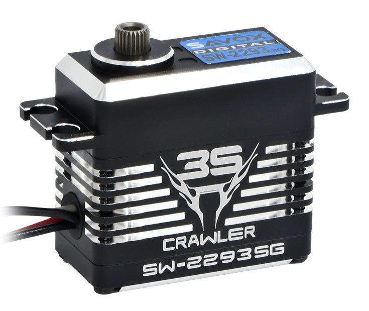 Servo crawler Savox SW-2293SG 75 kg 3S alu brushless, engrenages en acier