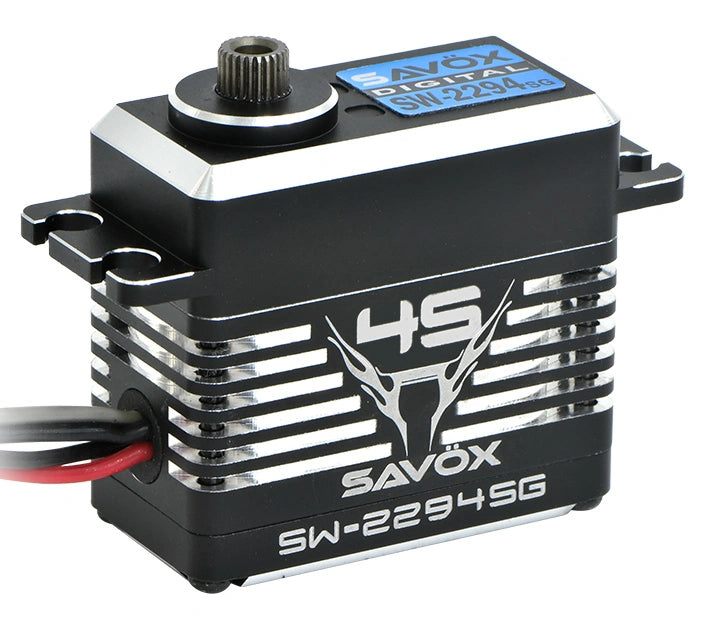 Servo crawler Savox SW-2294SG 75 kg 4S alu brushless, engrenages en acier