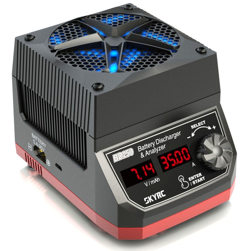 Déchargeur et analyseur de batterie BD250 (5,4 à 35 V, jusqu'à 35 A et 250 W)
