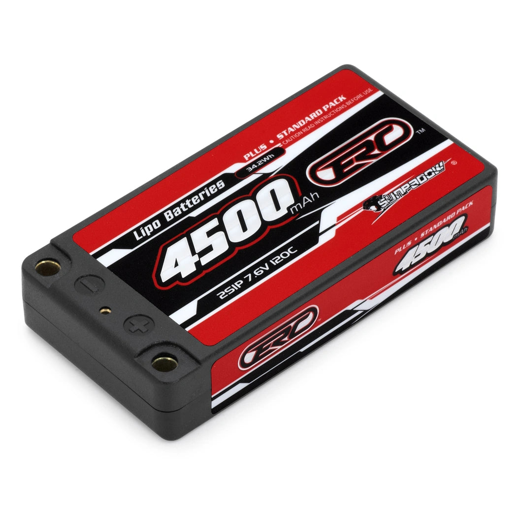 Batterie Lipo shorty 2S 7,6V 4500mAh 120C HV 5mm - SW280627