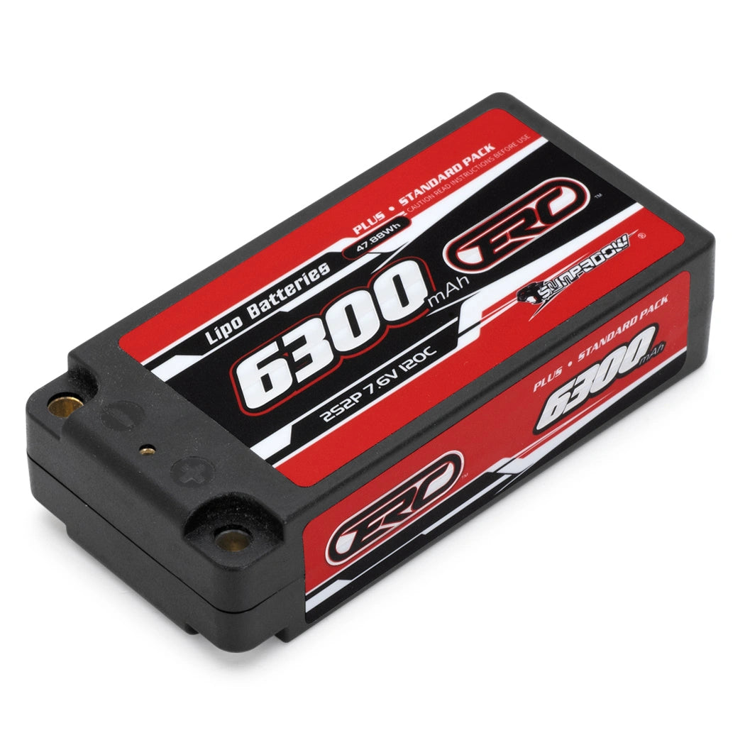 Batterie Lipo shorty 2S 7,6V 6300mAh 120C HV 5mm - SW280629