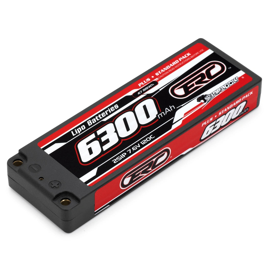Batterie Lipo 2S 7,6V 6300mAh 120C HV 5mm - SW280631