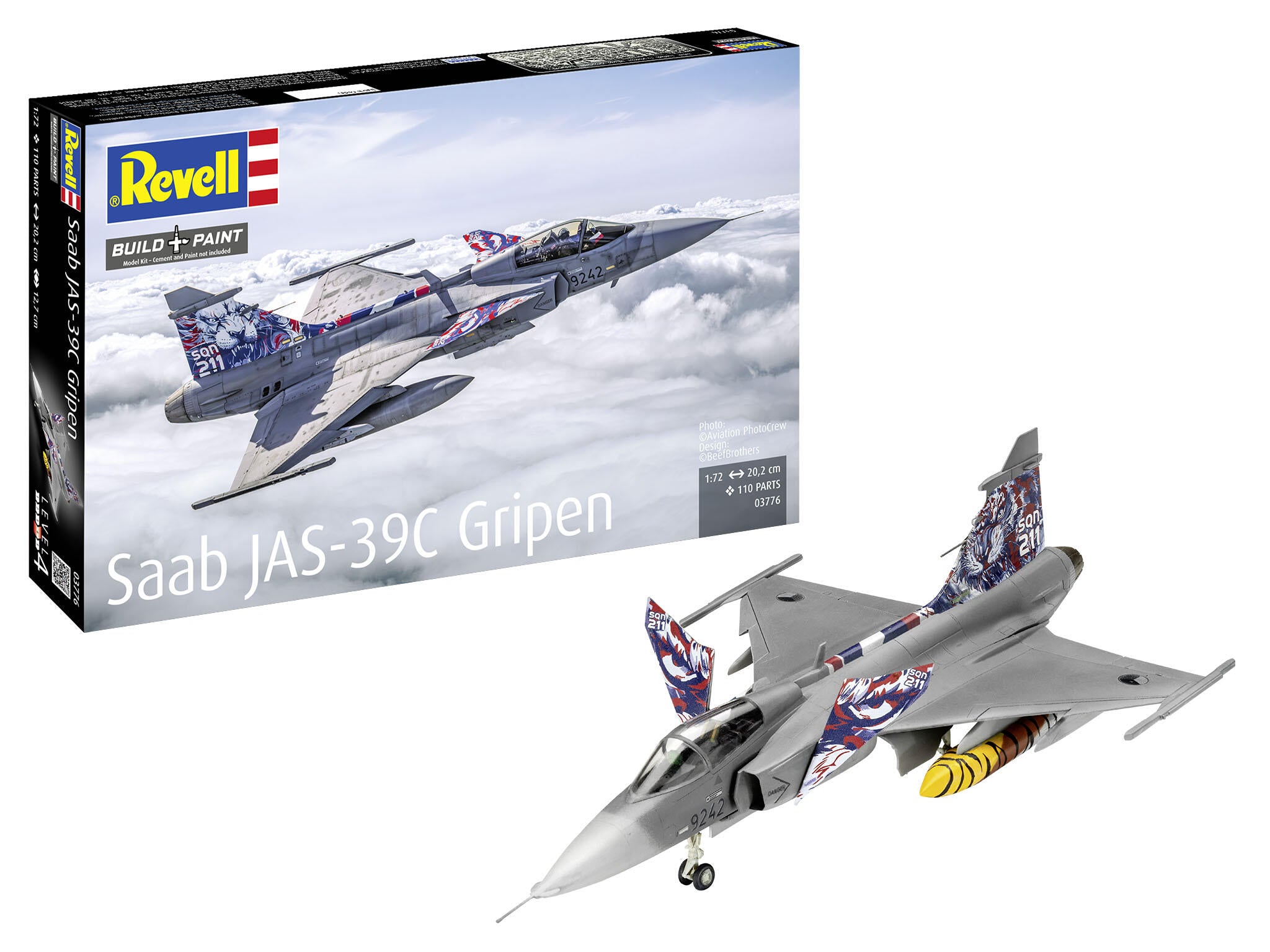 Maquette avion Revell 03776 Saab JAS-39C Gripen
