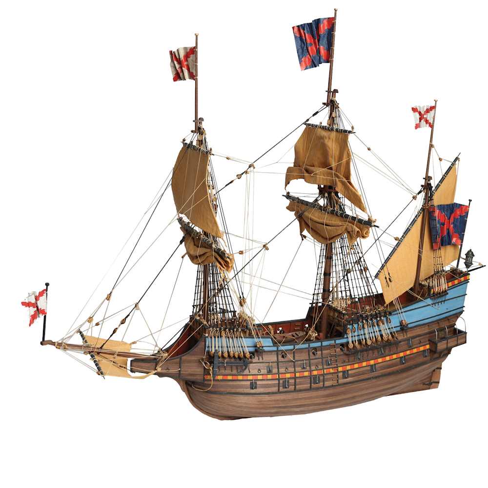 Maquette de bateau en bois Disarmodel 20149 San Luis S. XVII 1:72