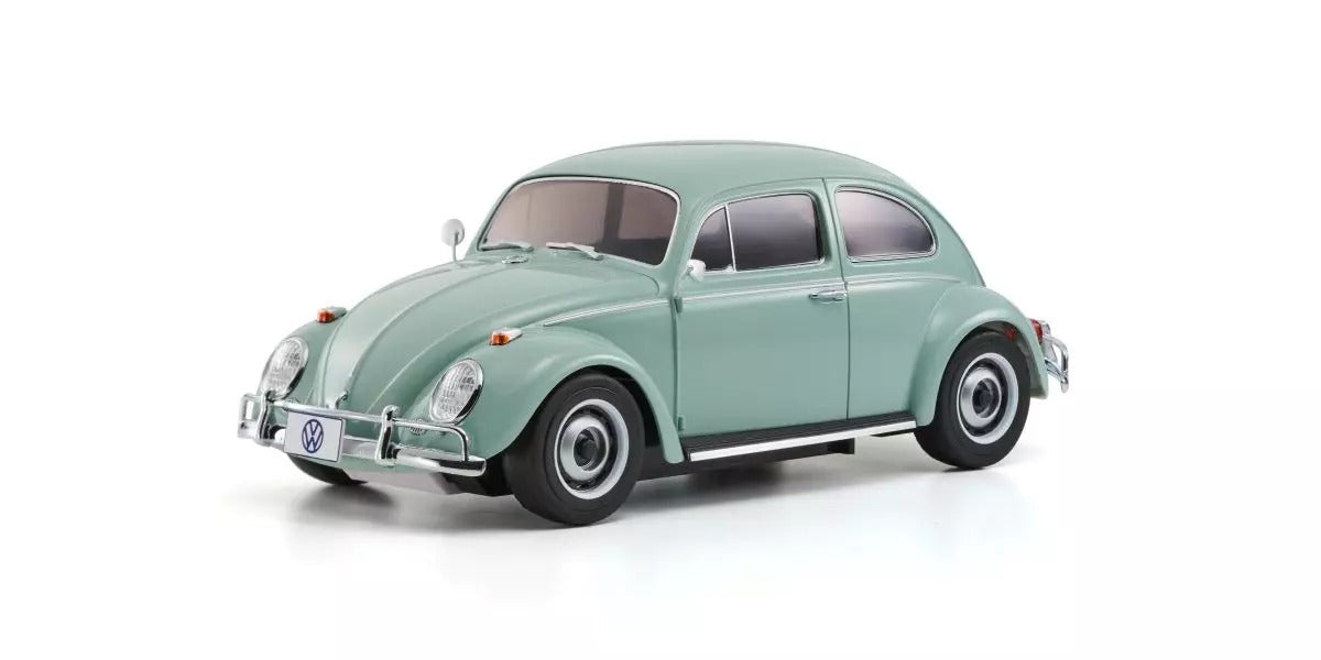 Kyosho Mini-Z MR04 RWD Volkswagen Beetle 1300 1966 Bleu Bahamas 32374BBL - Breizh Modélisme.