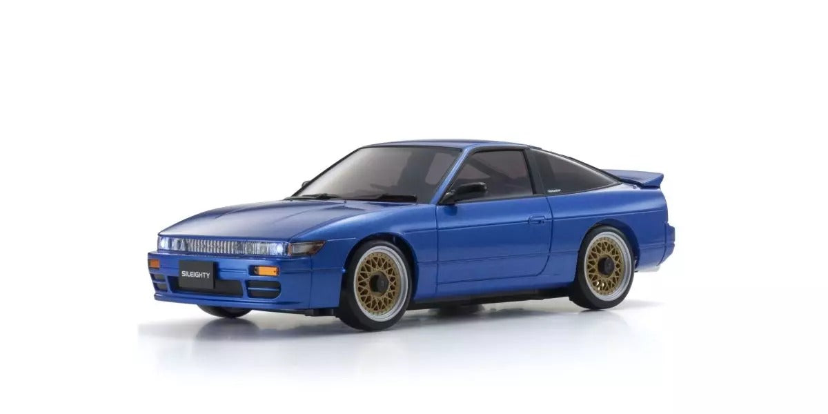 Kyosho Mini-Z AWD Nissan Sileighty bleu (MA020N-M/KT531P) 32660BL - Breizh Modélisme.