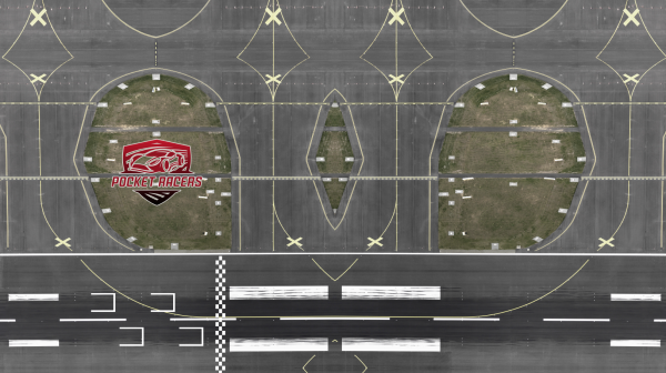 Circuit de course Pocket Racer Airfield 1/64 - 160x90cm