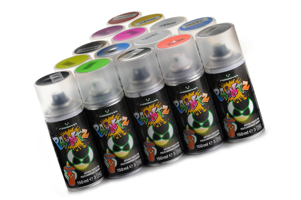 Spray de peinture blanc 150 ml Absima - 3500001 - Breizh Modélisme.
