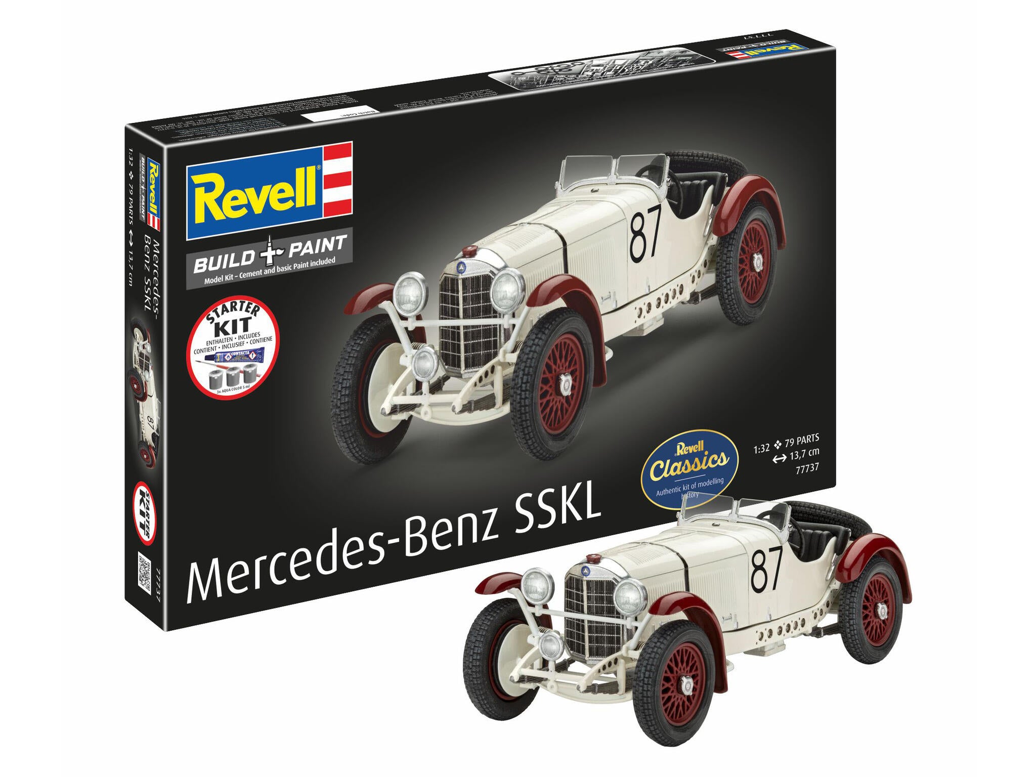 Maquette Revell Starter kit 77737 Mercedes-Benz SSKL avec accessoires de base