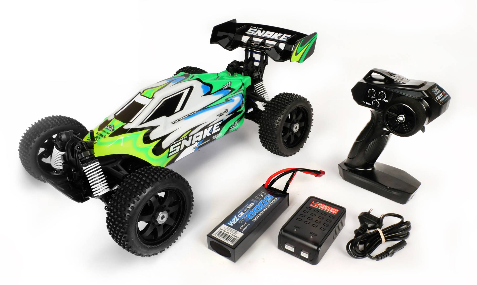 Buggy Electrique - Pirate Snake RTR + Accus / chargeur - T2M T4969BL - 1/10 - 4WD