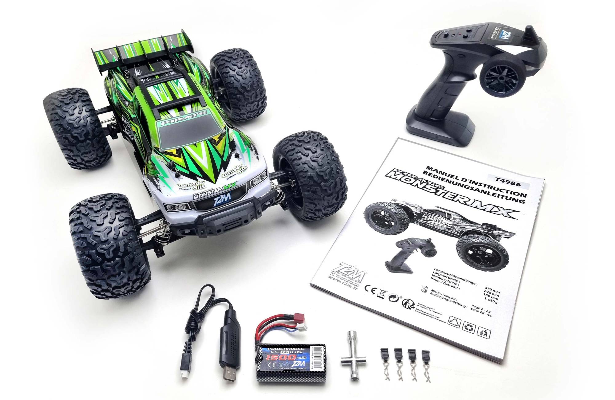 T2M Pirate Monster MX Truck RC électrique 1/10 - T4986
