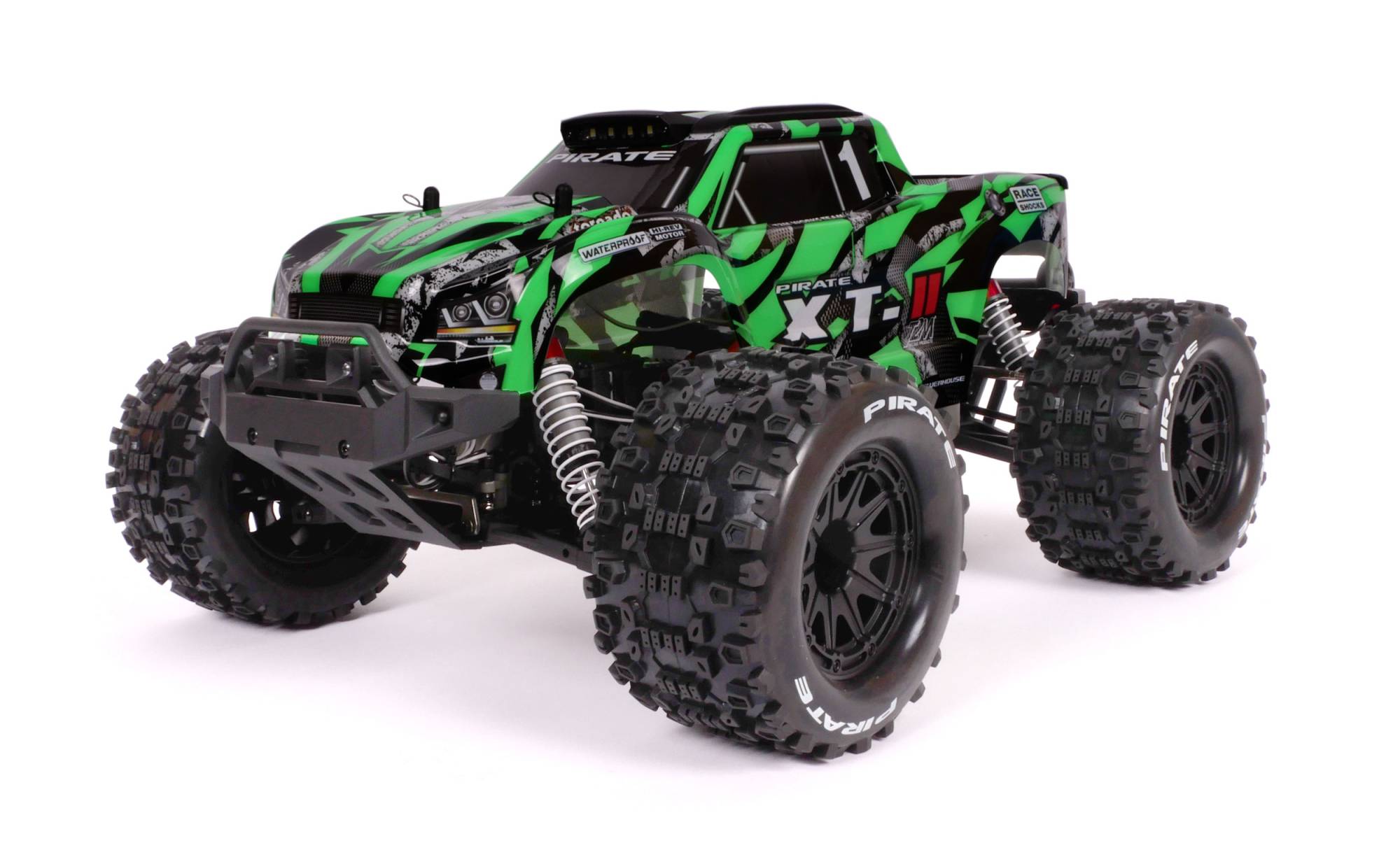 T2M Pirate Pirate XT-II Monster truck 4x4 vert - T4988GR