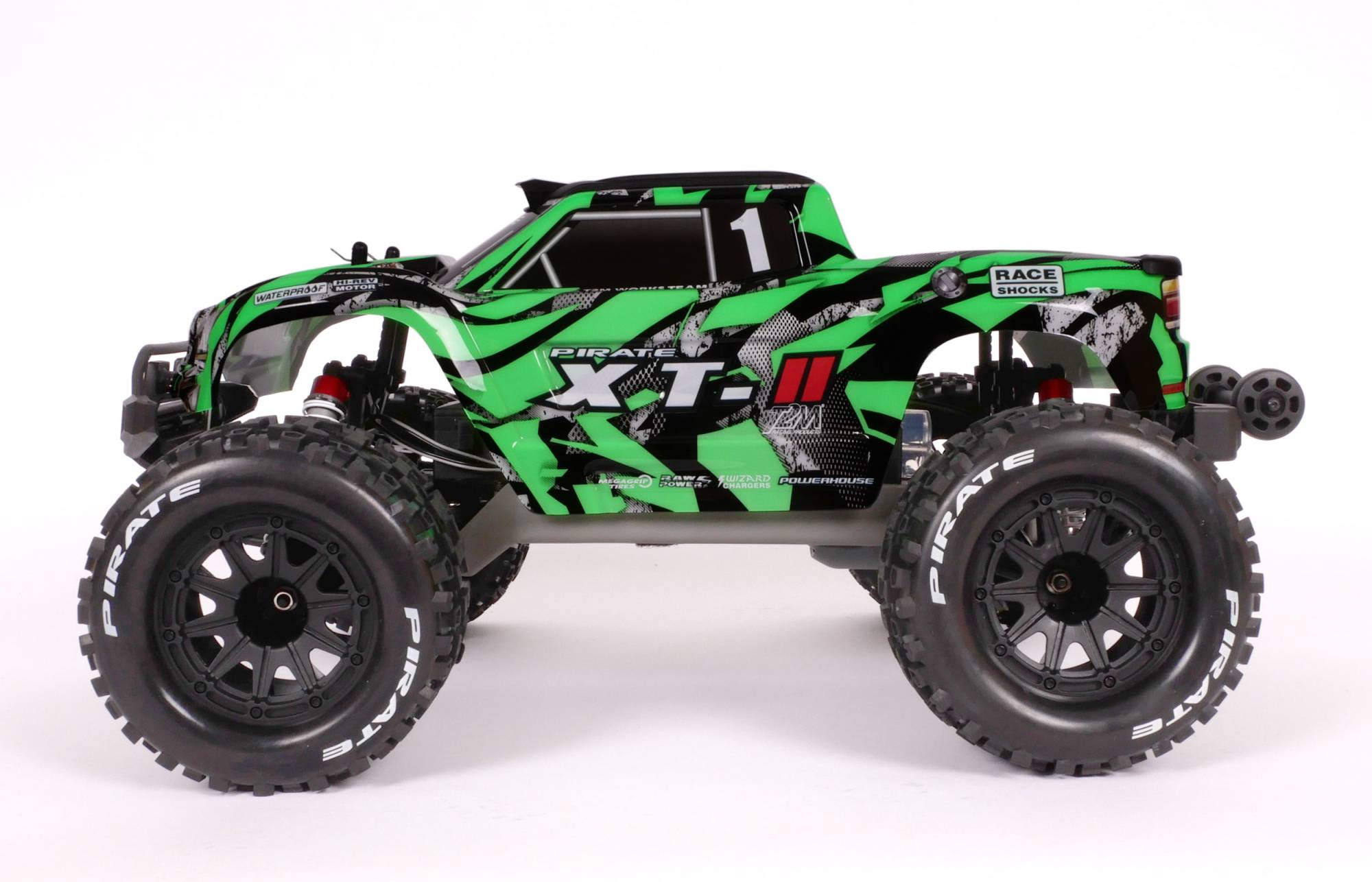 T2M Pirate Pirate XT-II Monster truck 4x4 vert - T4988GR